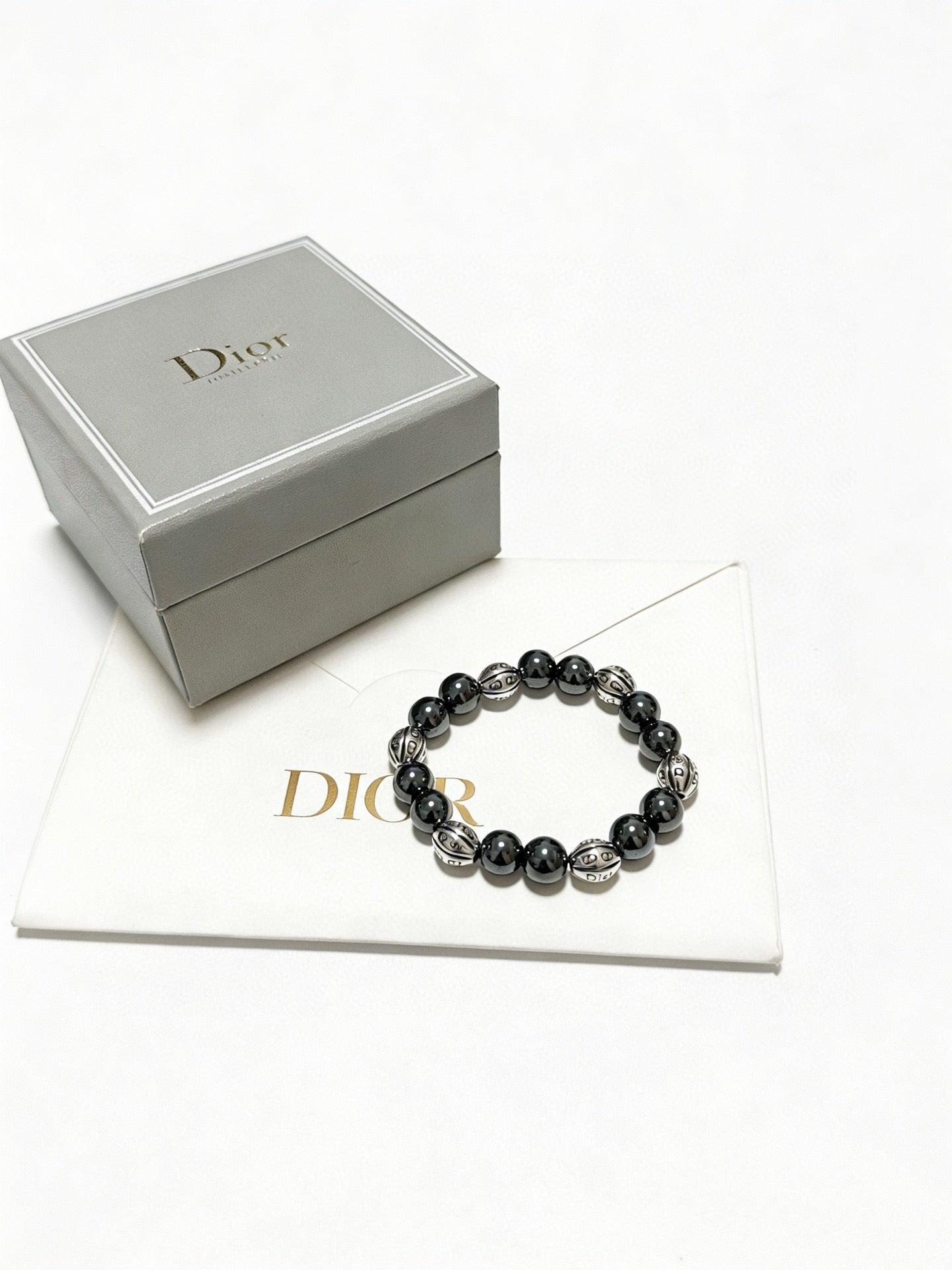 Star Motif Statement Bracelet in Silver-Tone with Vintage-Style Finish – Design 014 main product view