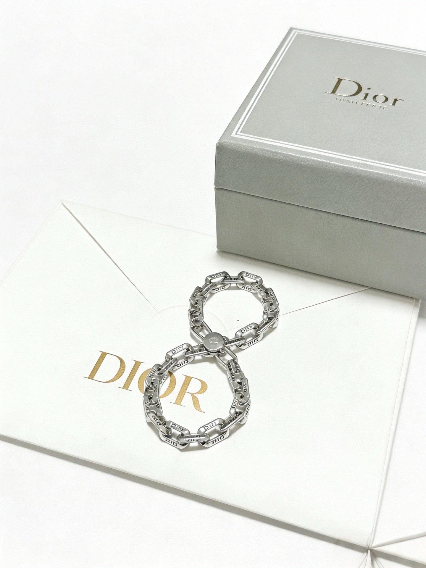 Star Motif Pendant Necklace in Silver-Tone with Chain Detail – Design 031 styled view
