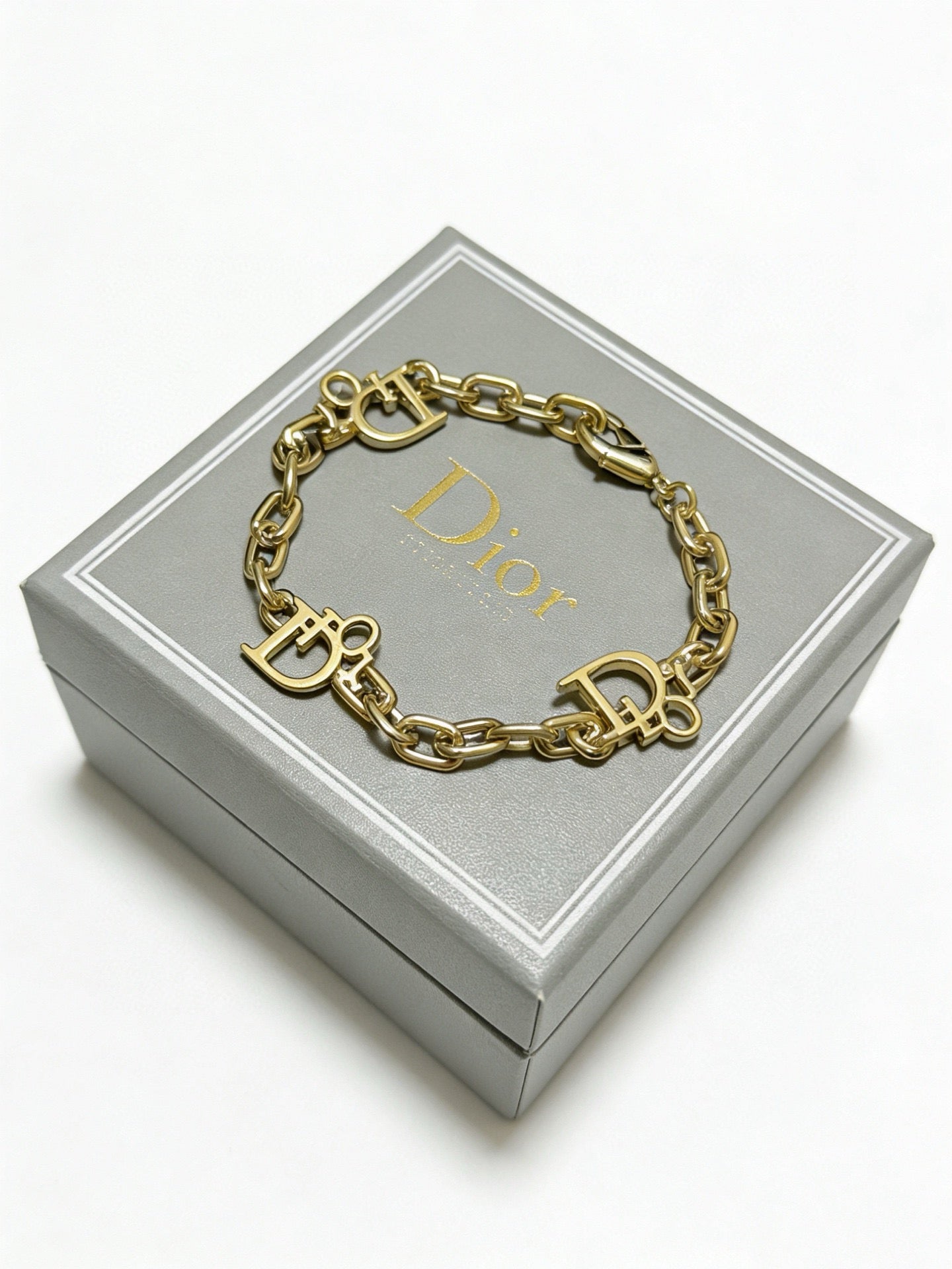 Star Motif Pendant Necklace in Silver-Tone with Chain Detail – Design 029 styled view