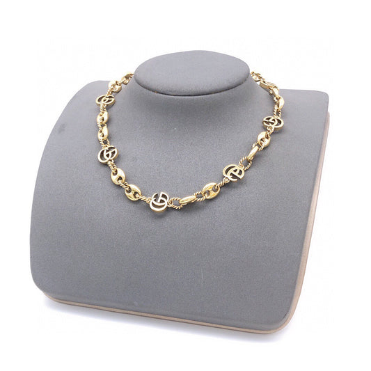 Geometric Emblem Pendant Necklace in Polished Metal-Tone – Design 020 main product view