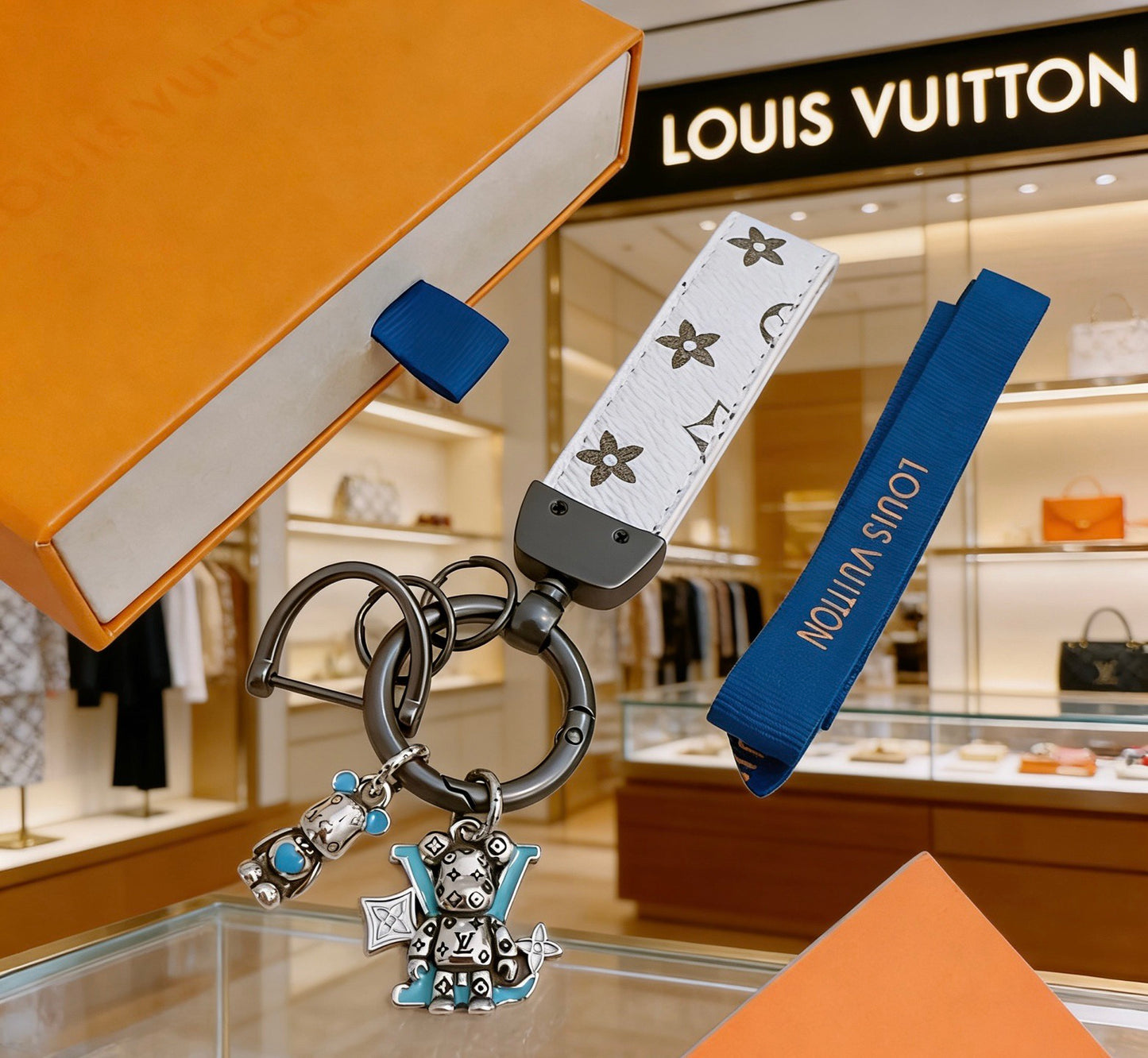 Bag Motif Keychain – Bag Detail – Design 124 main product view