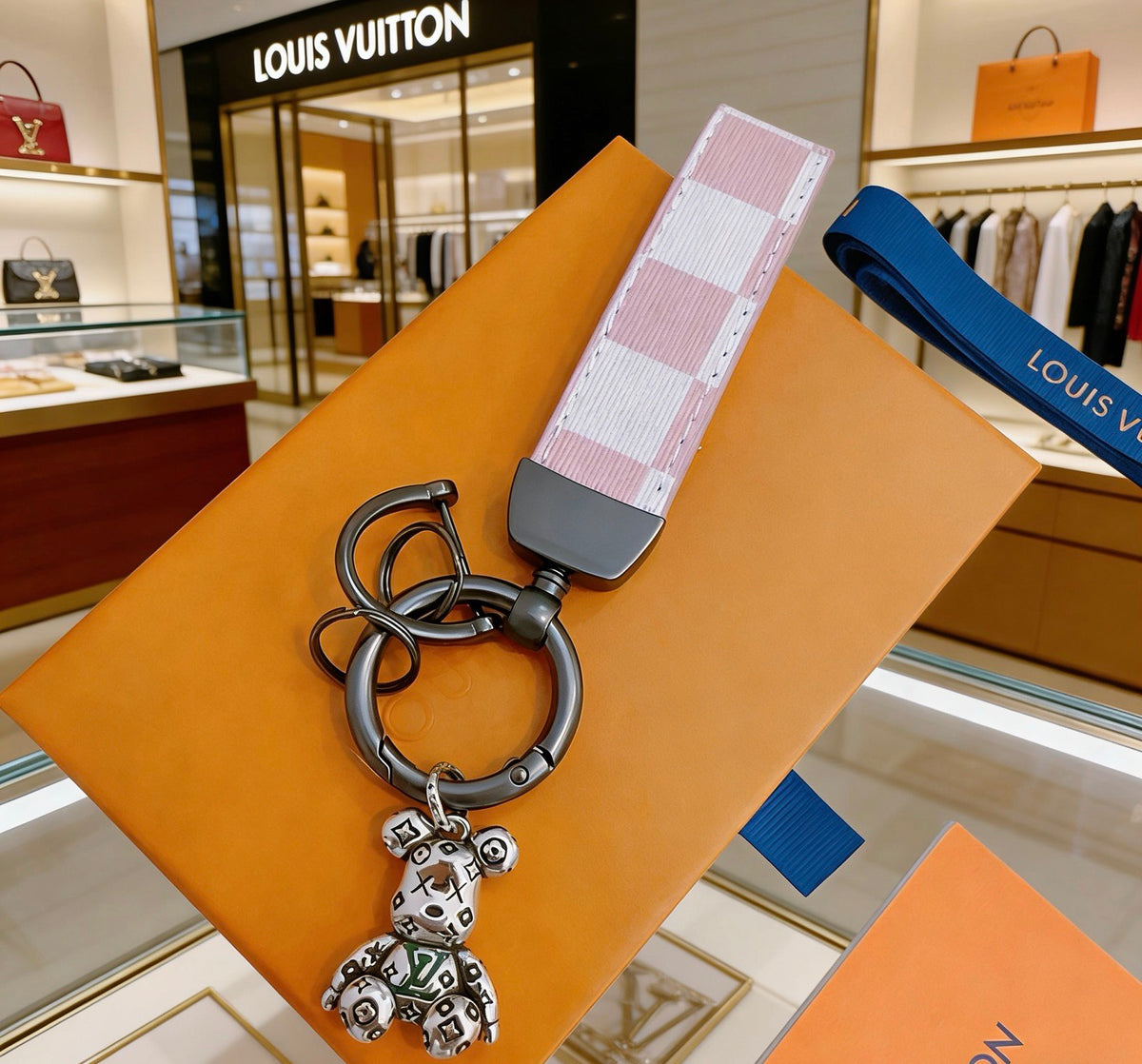 Bag Motif Keychain – Bag Detail – Design 122 detail view