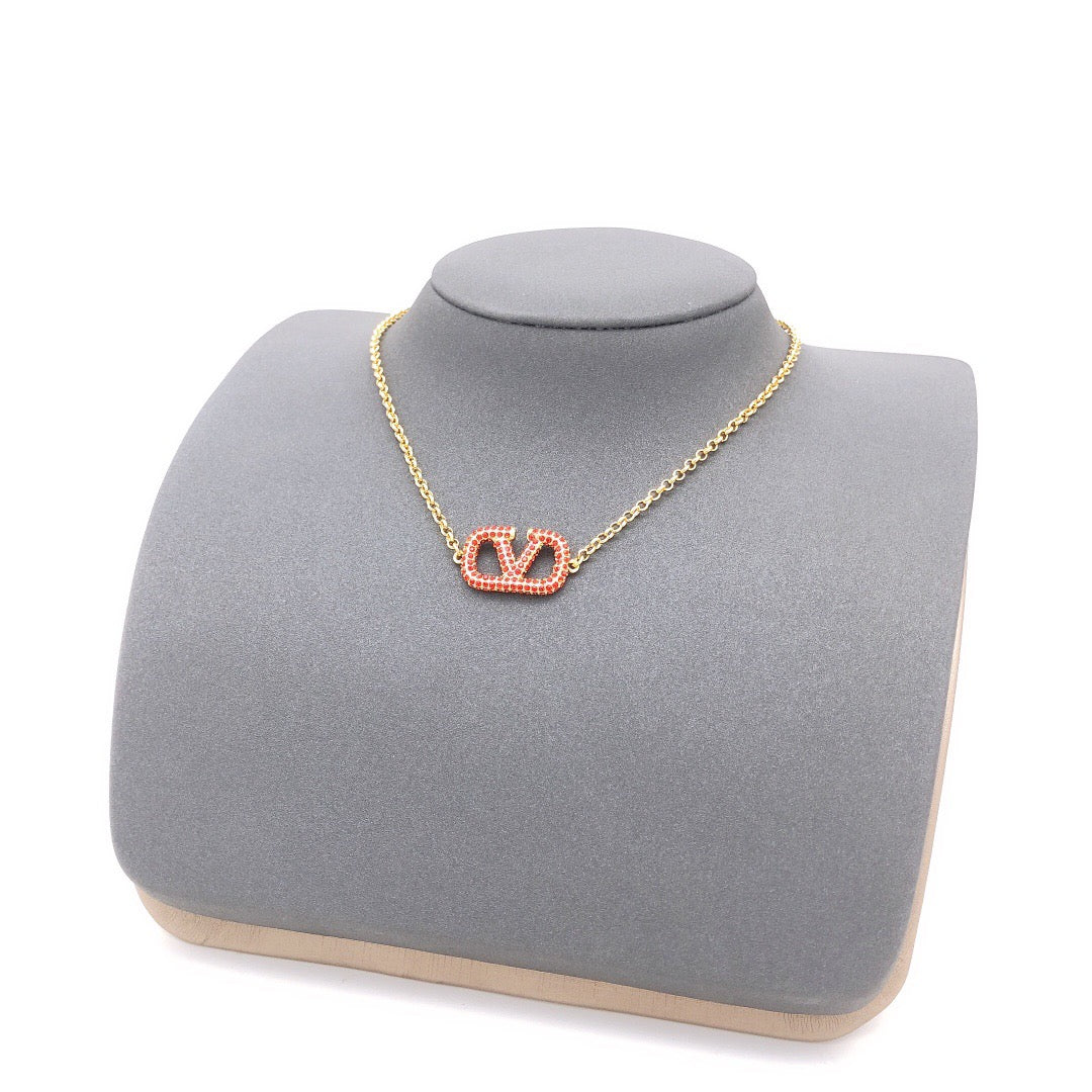 Signature Emblem Jewelry Accessory – Red – Design 03 main product view