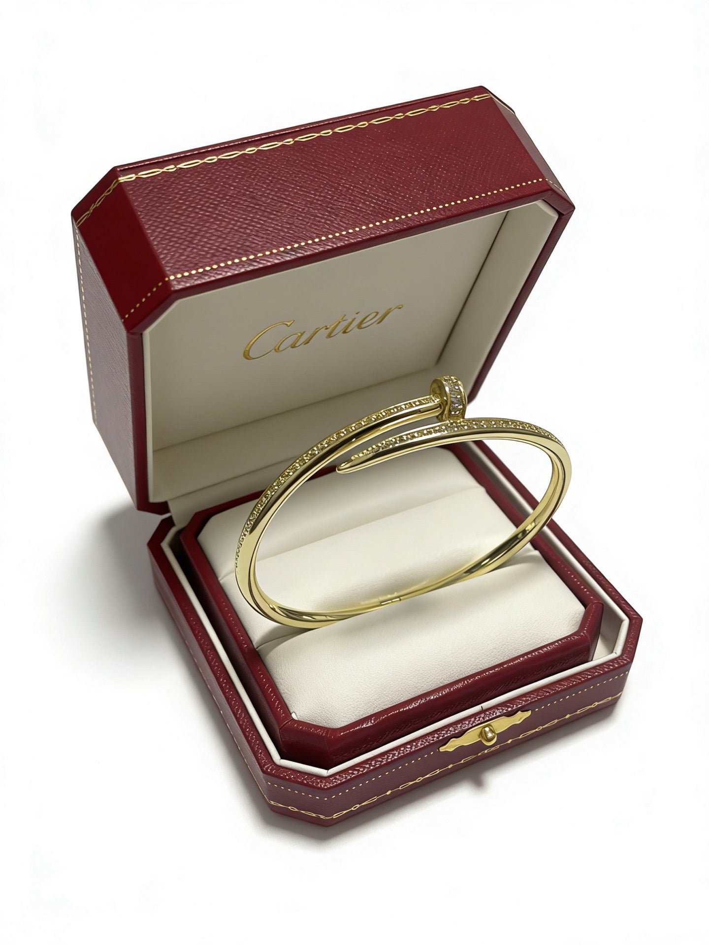 Sculptural Statement Bracelet in Gold-Tone – Design 215 styled view
