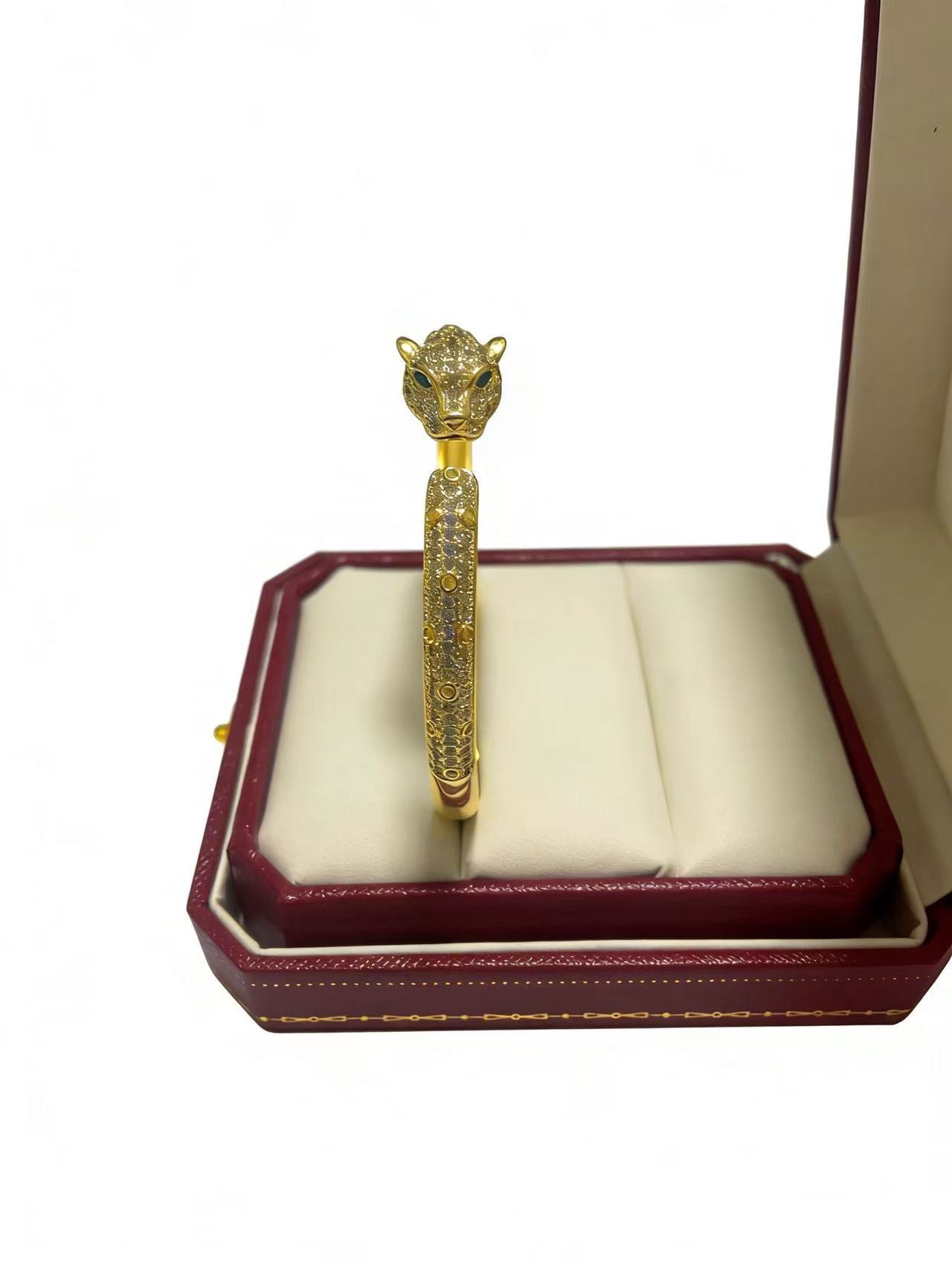 Sculptural Statement Bracelet in Gold-Tone – Design 213 front view