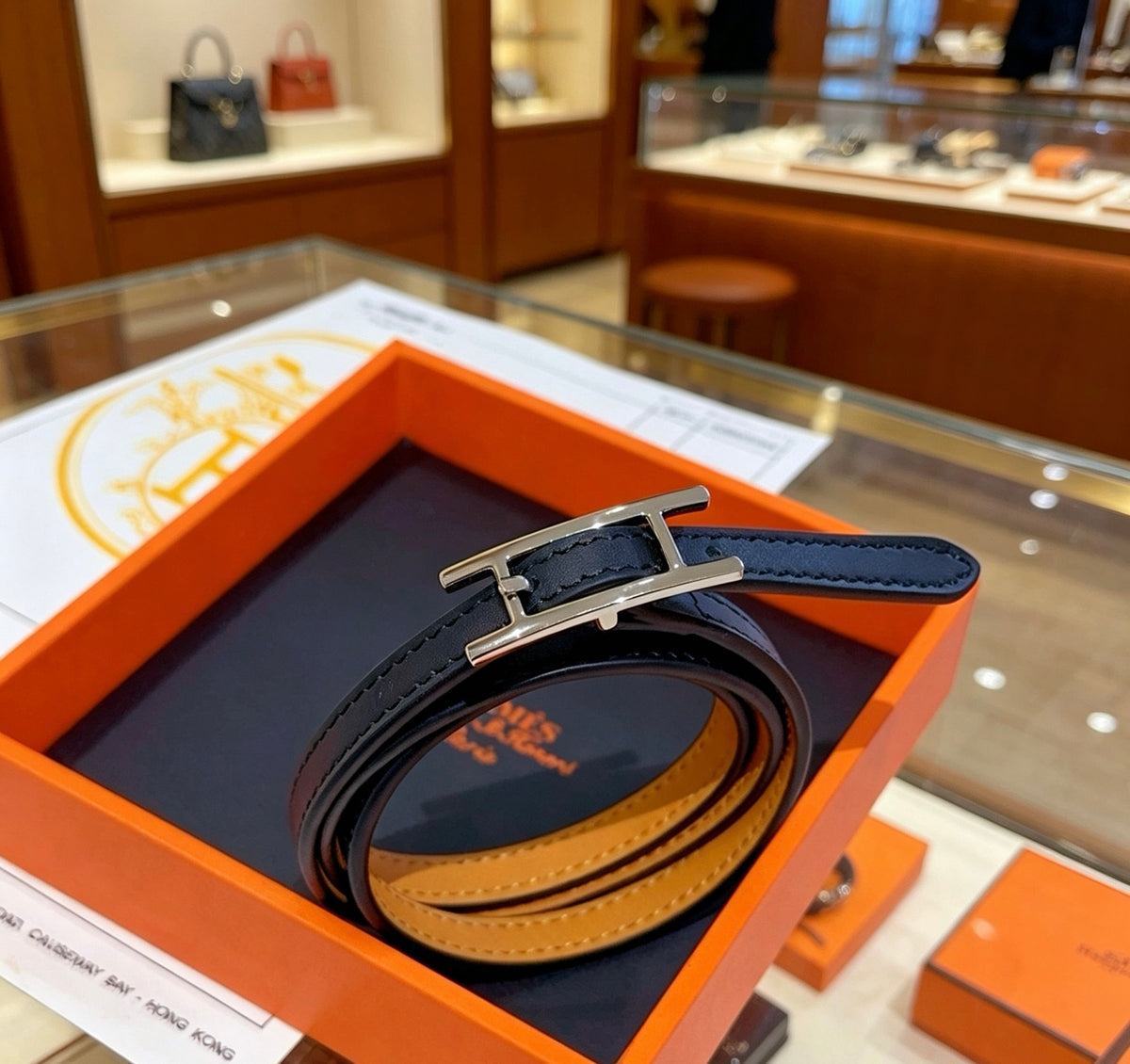 Horse Braided Bracelet in Gold-Tone – Design 006 main product view