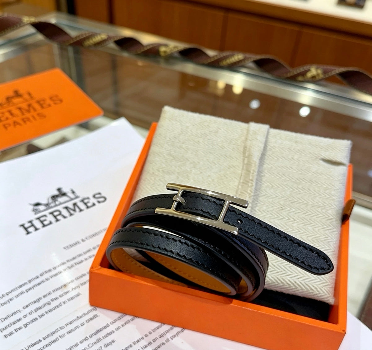 Martin Graham bracelet in polished metal-tone – front product view
