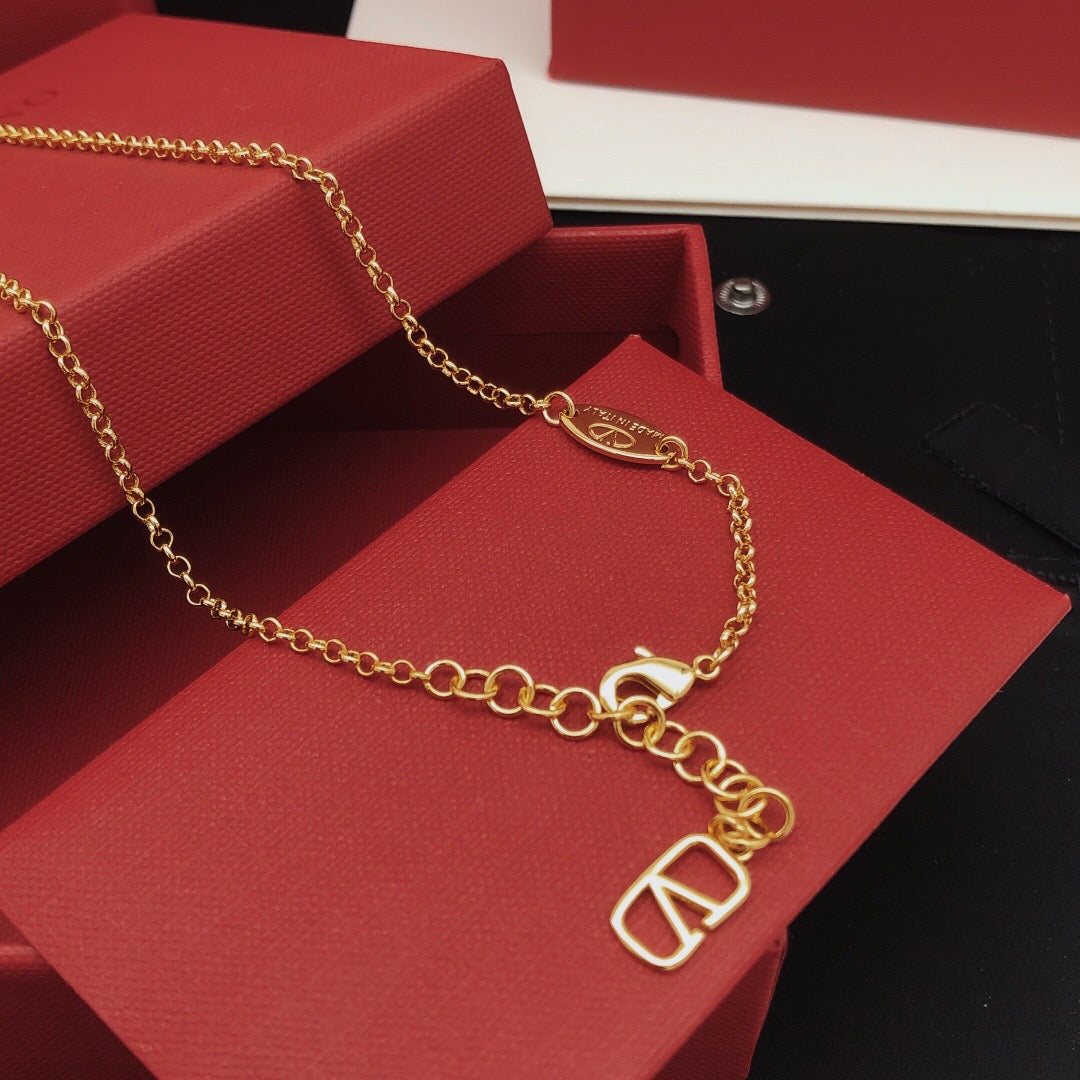 Signature Emblem Jewelry Accessory – Red – Design 02 detail view