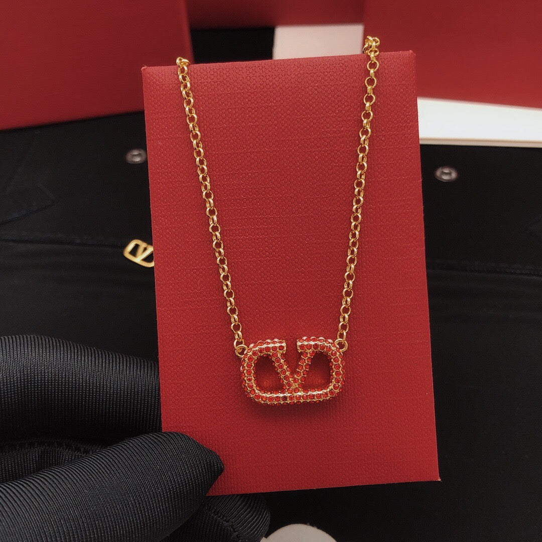 Signature Emblem Jewelry Accessory – Red – Design 02 side detail