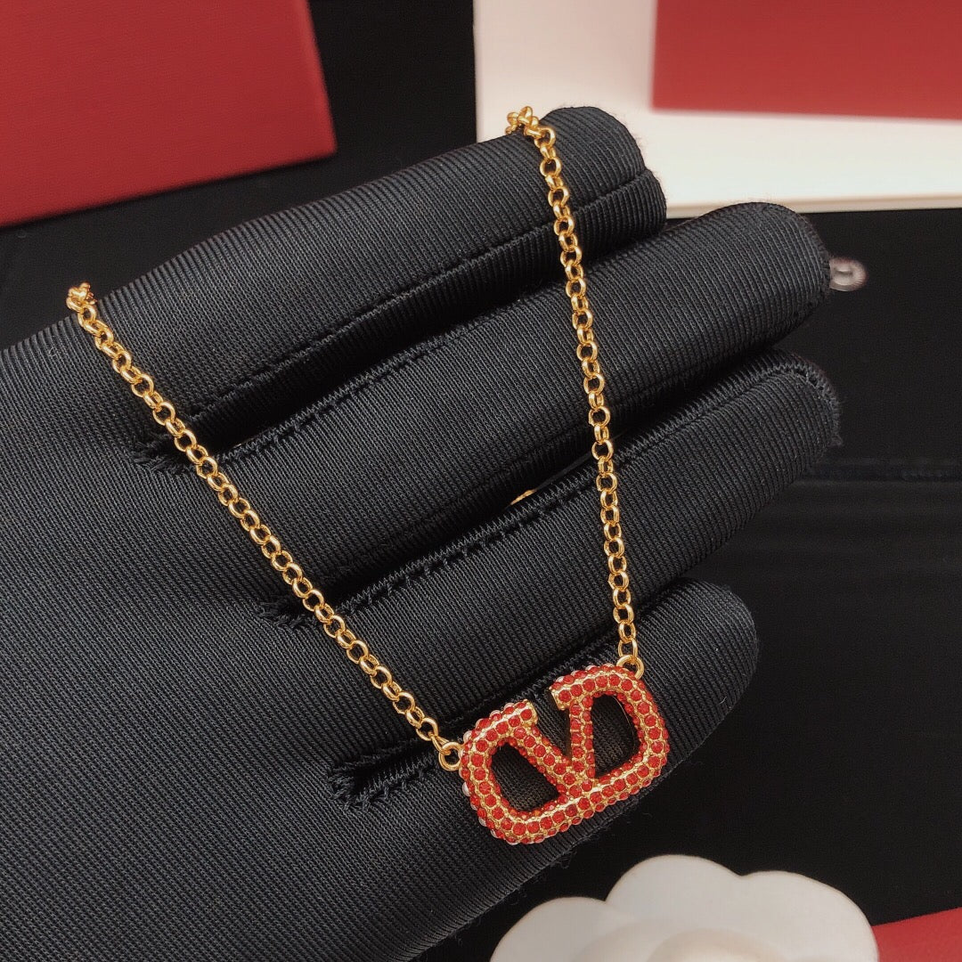 Signature Emblem Jewelry Accessory – Red – Design 02 main product view