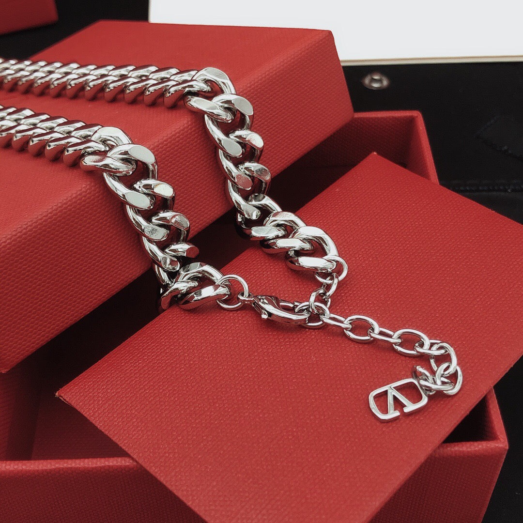 Signature Emblem Pendant Necklace in Gold-Tone – Design 10 side detail