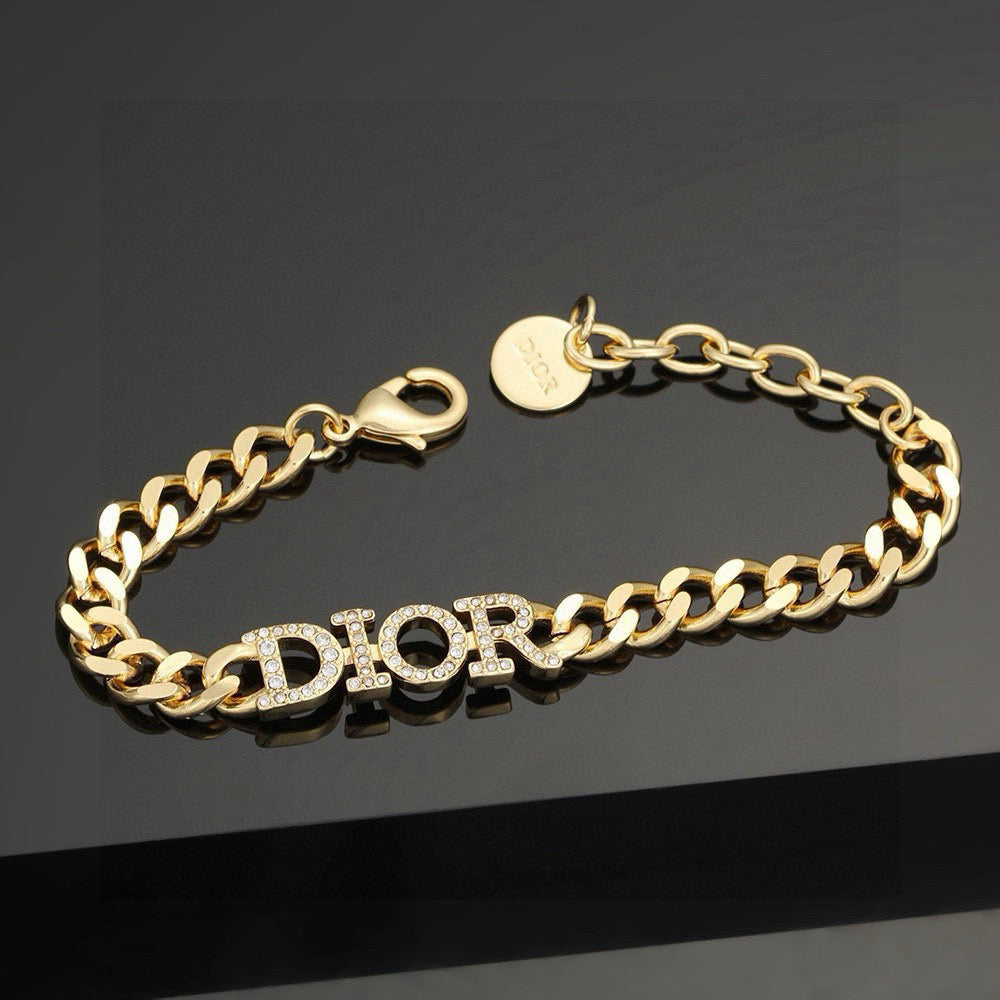 Graphic Letter Motif Pendant Necklace in Polished Metal-Tone with Vintage-Style Finish – Design 009 front view