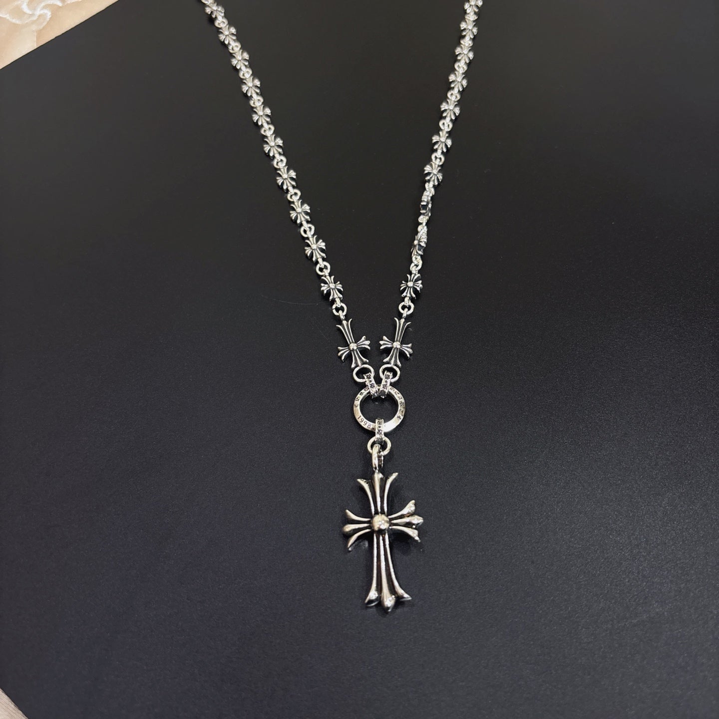 Gothic Emblem Jewelry Accessory in Metal-Tone – Design 02 close-up detail