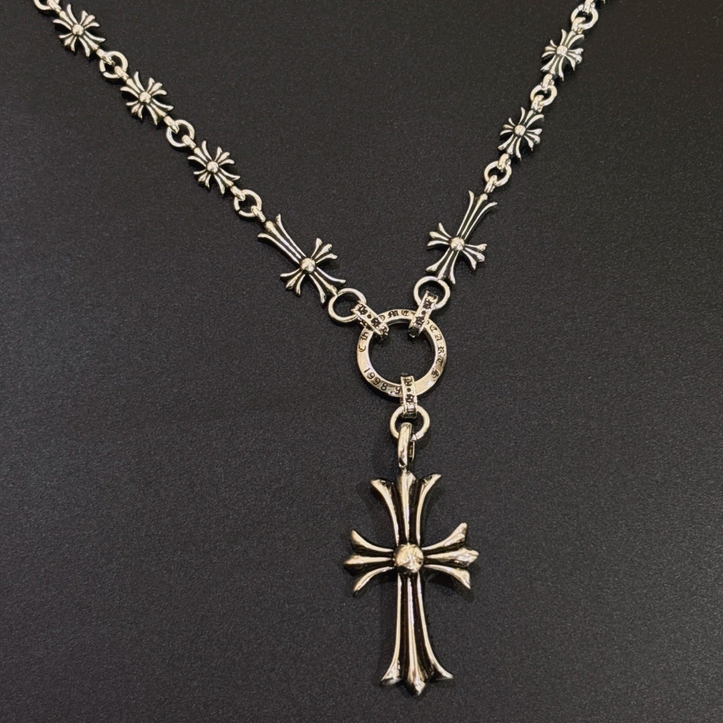 Gothic Emblem Jewelry Accessory in Metal-Tone – Design 02 main product view