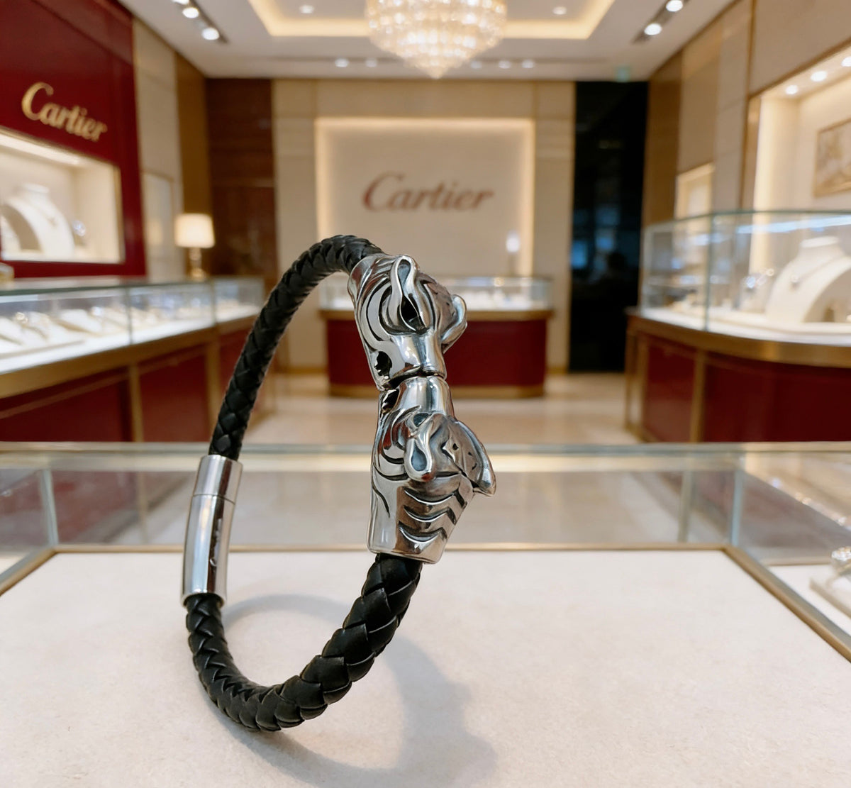 Sculptural Statement Bracelet in Gold-Tone – Design 229 main product view