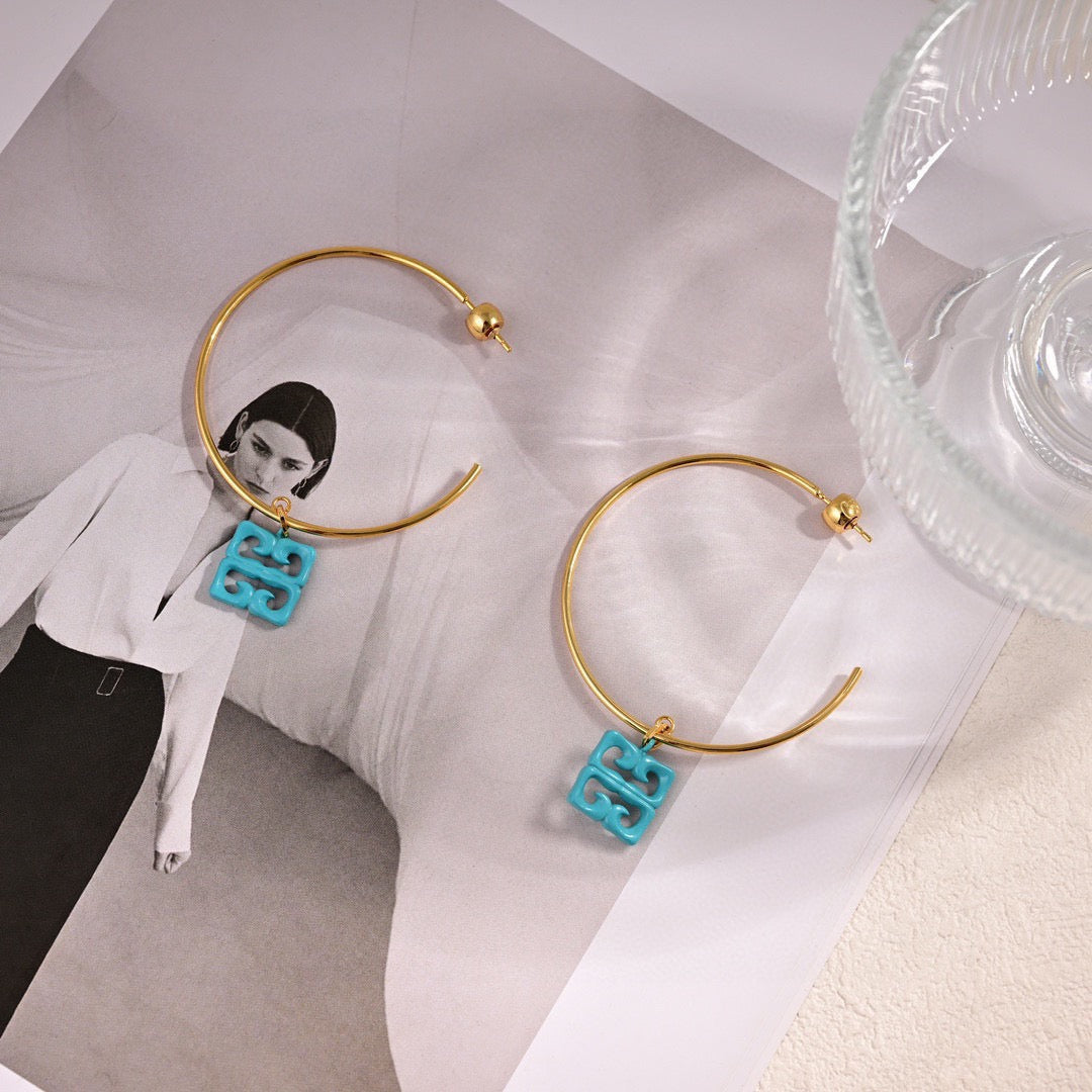 Infinity Statement Earrings main product view