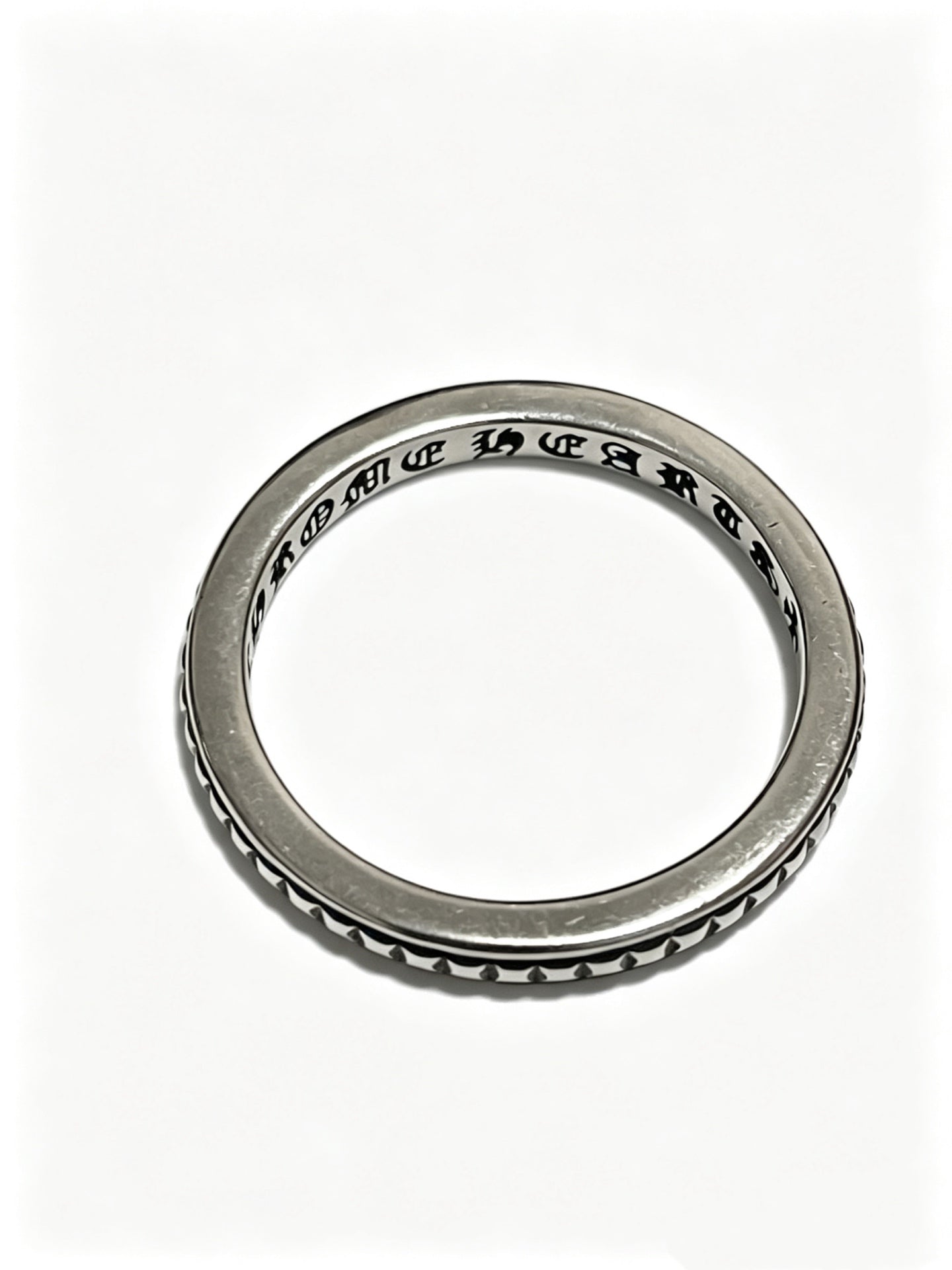 Signature Emblem Statement Ring in Polished Metal-Tone – Design 011 close-up detail
