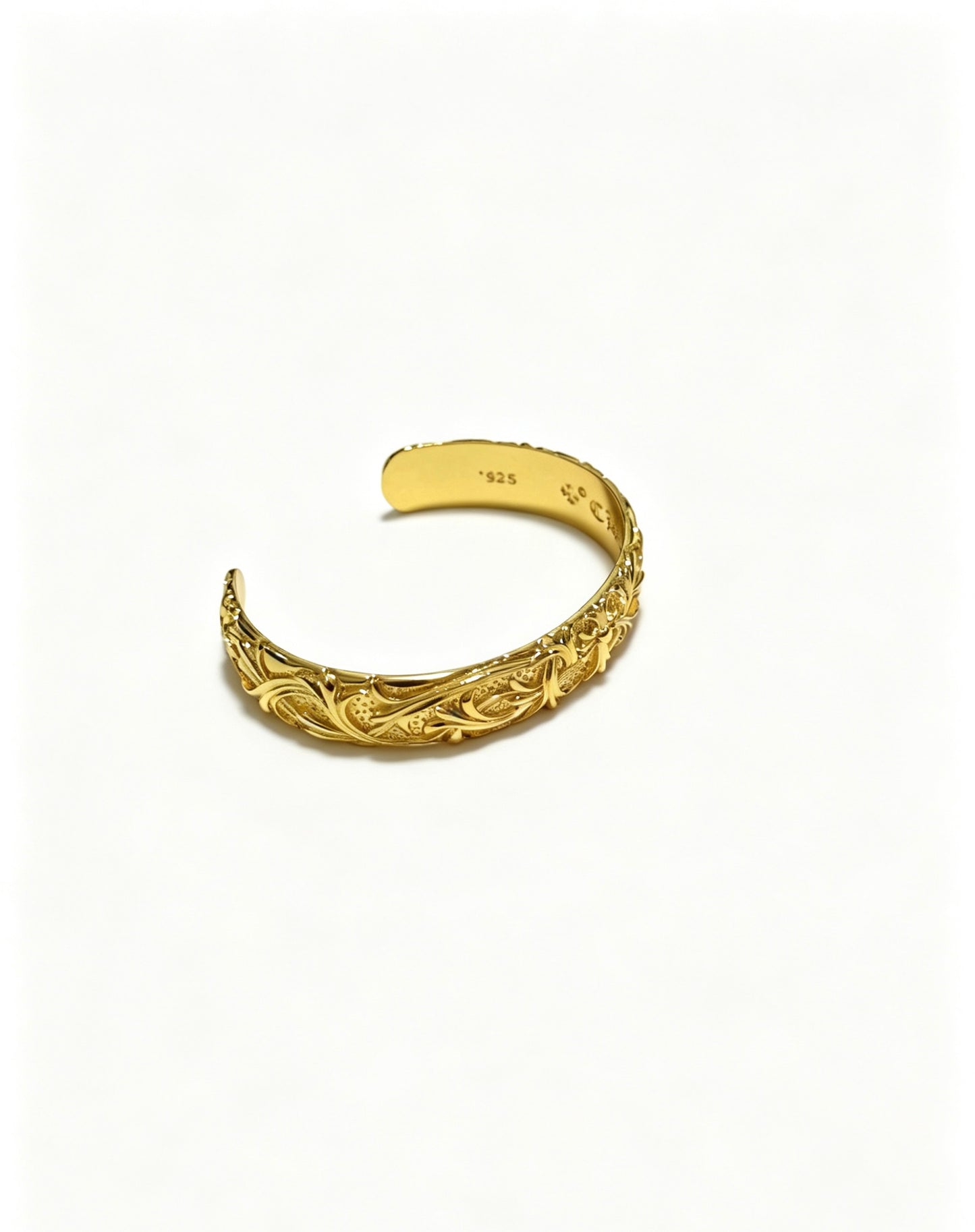 Cross Statement Bracelet in Metal-Tone – Design 03 side detail