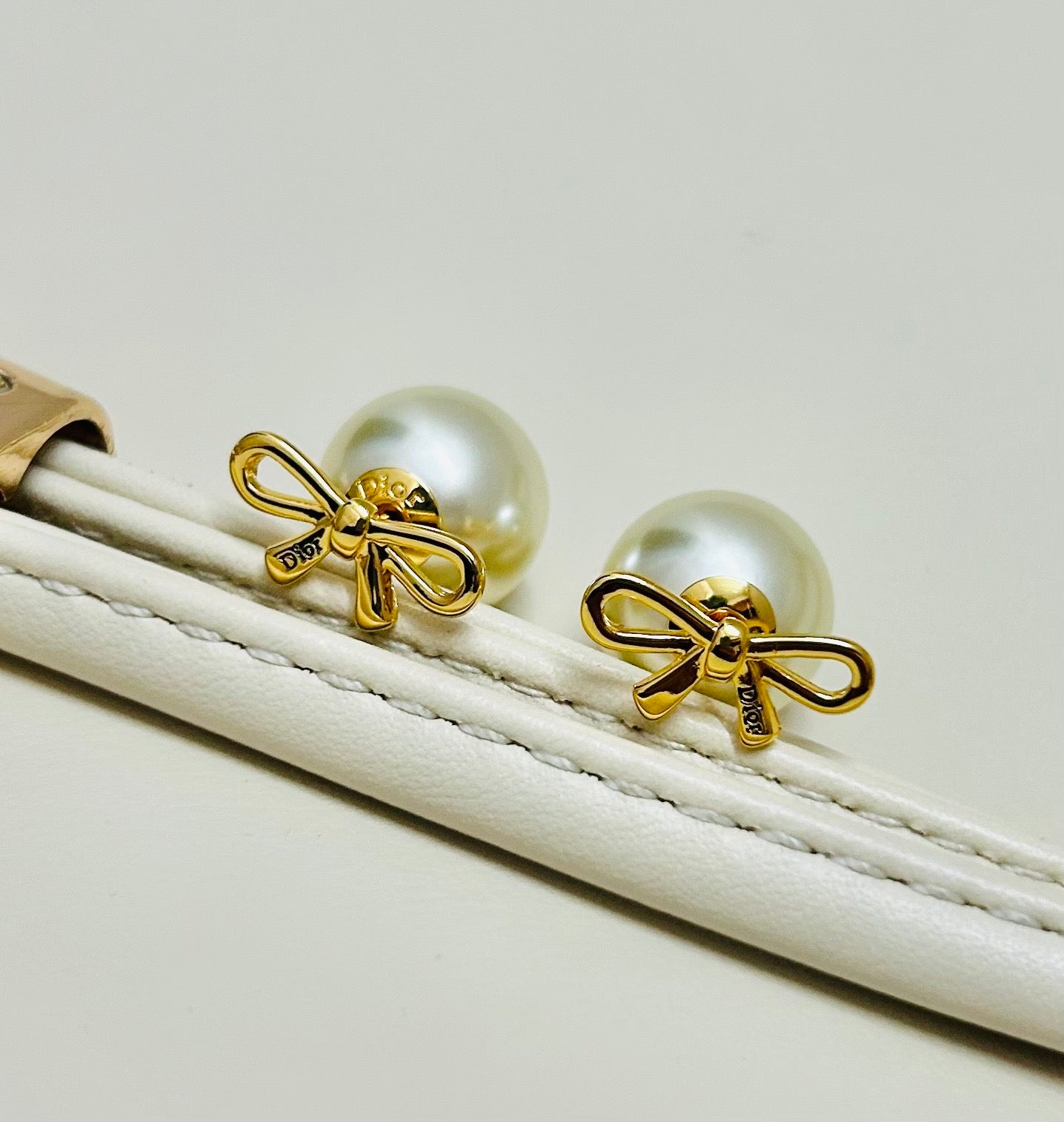 Graphic Letter Motif Statement Earrings in Polished Metal-Tone – Design 021 main product view