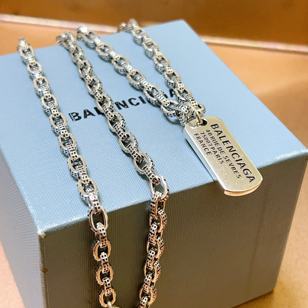 Martin Graham pendant necklace in polished metal-tone – main product view
