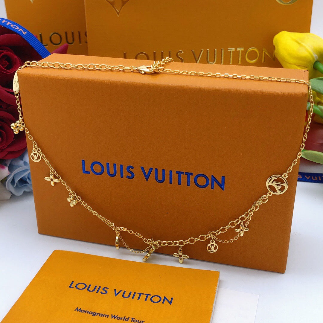 Floral Bracelet in Gold-Tone – Design 007 styled product view
