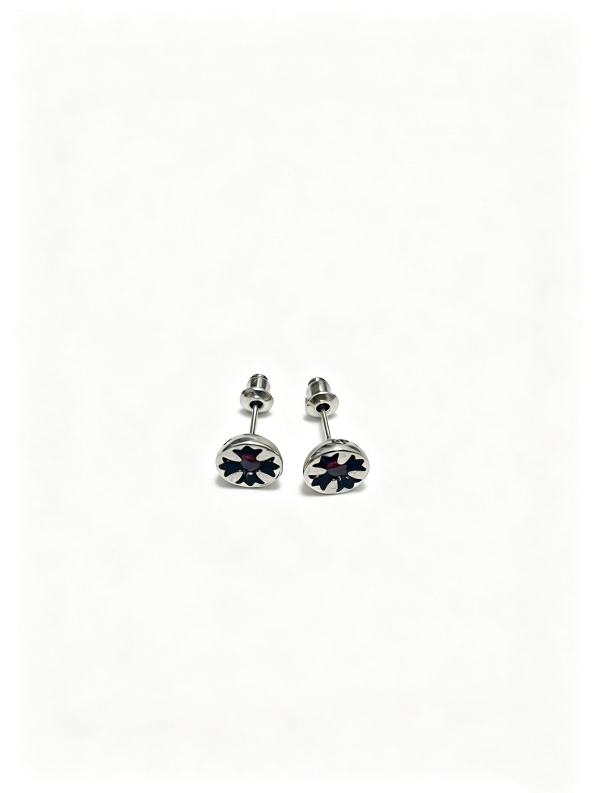 Cross Statement Earrings in Metal-Tone – Design 01 main product view