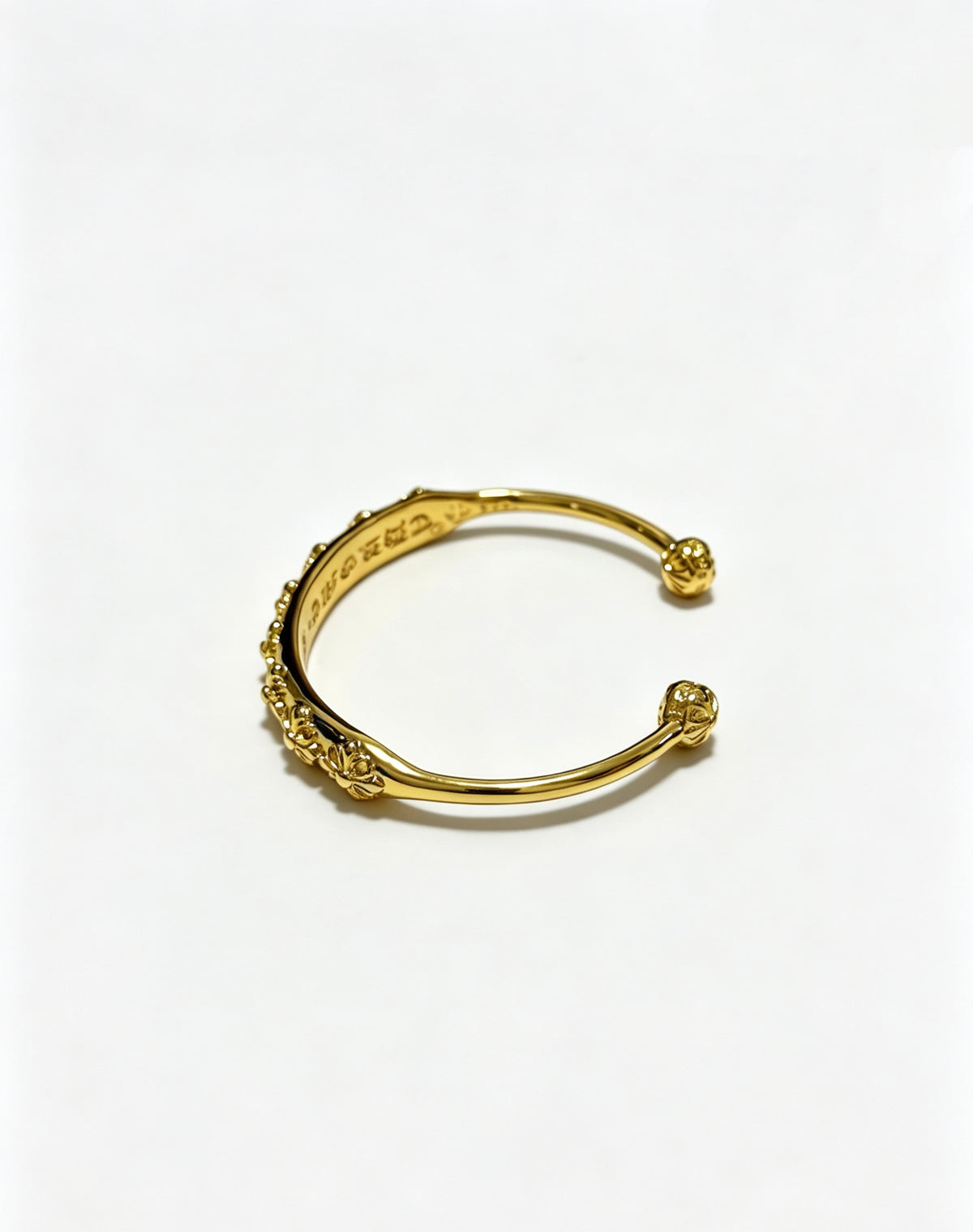 Cross Statement Bracelet in Metal-Tone – Design 02 detail view