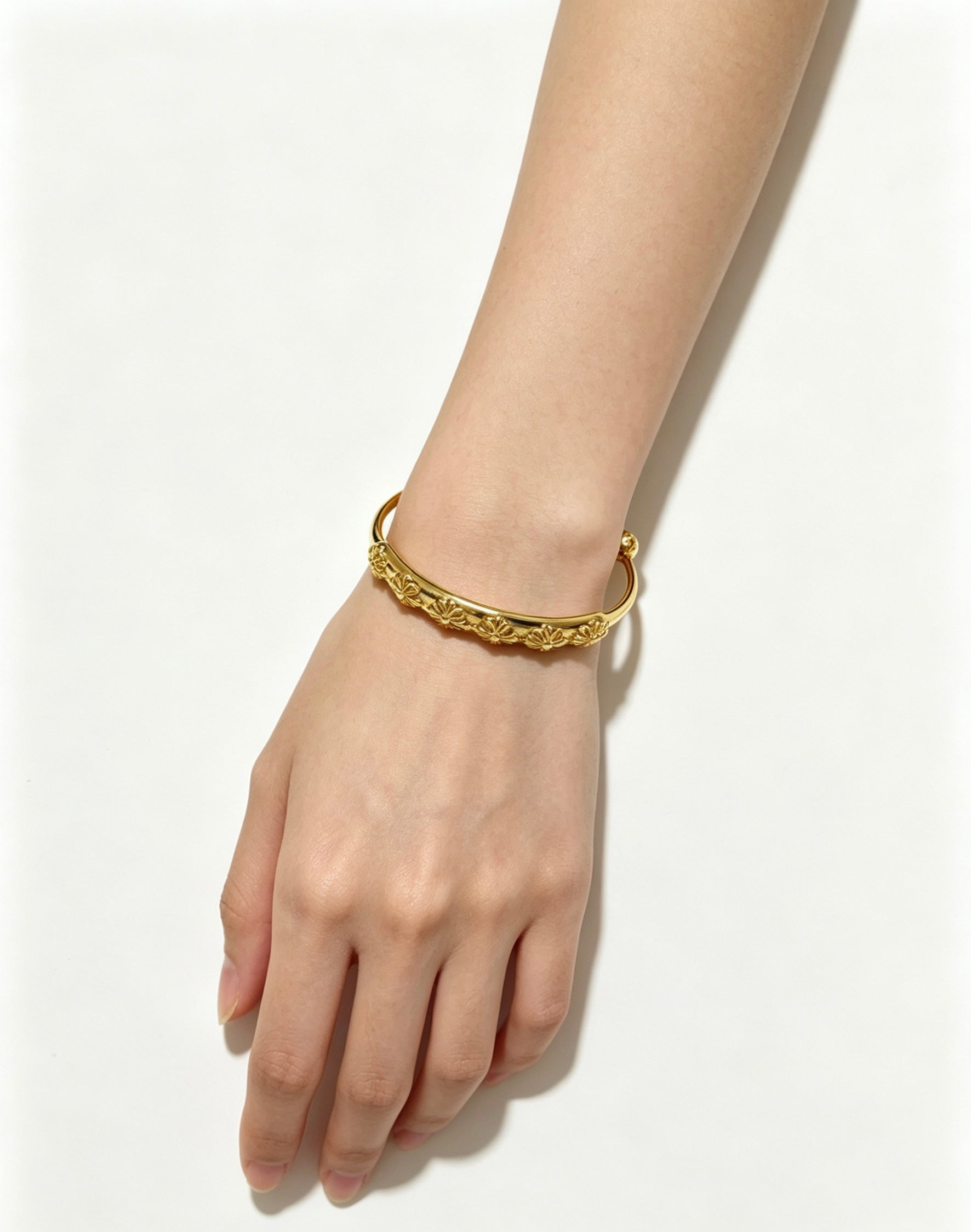 Cross Statement Bracelet in Metal-Tone – Design 02 main product view