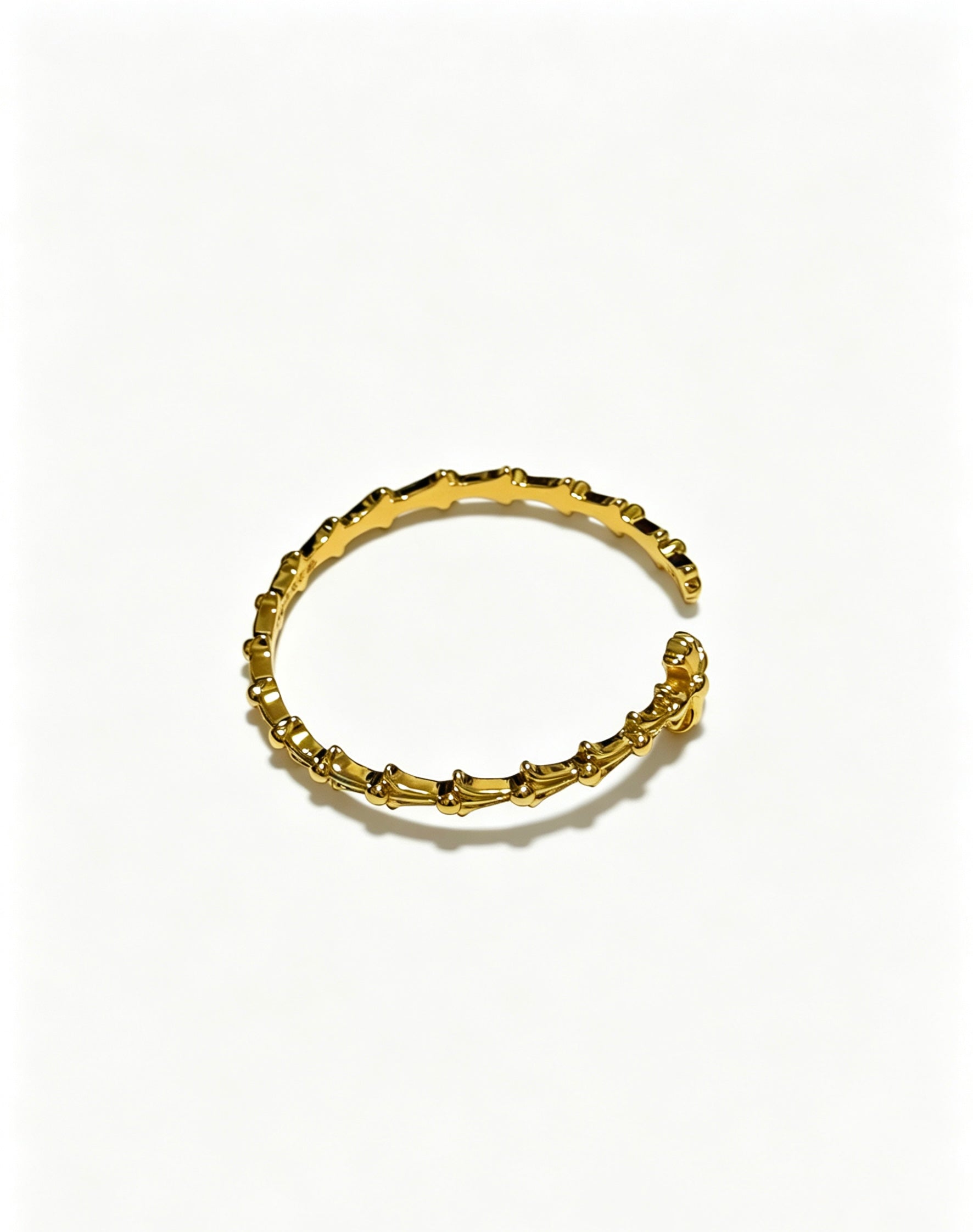 Cross Statement Bracelet in Metal-Tone – Design 01 side detail