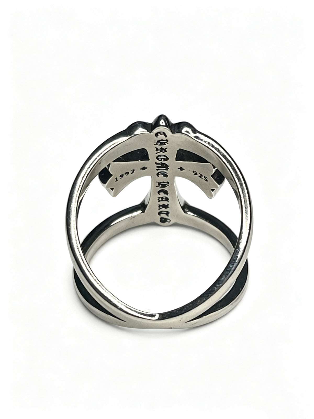 Cross Statement Ring in Metal-Tone – Design 10 styled product view