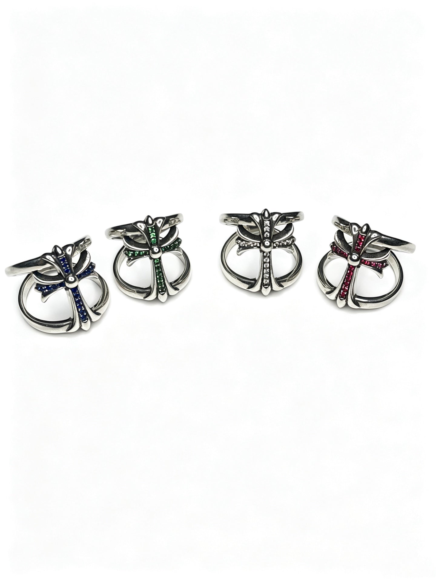 Cross Statement Ring in Metal-Tone – Design 12 side detail
