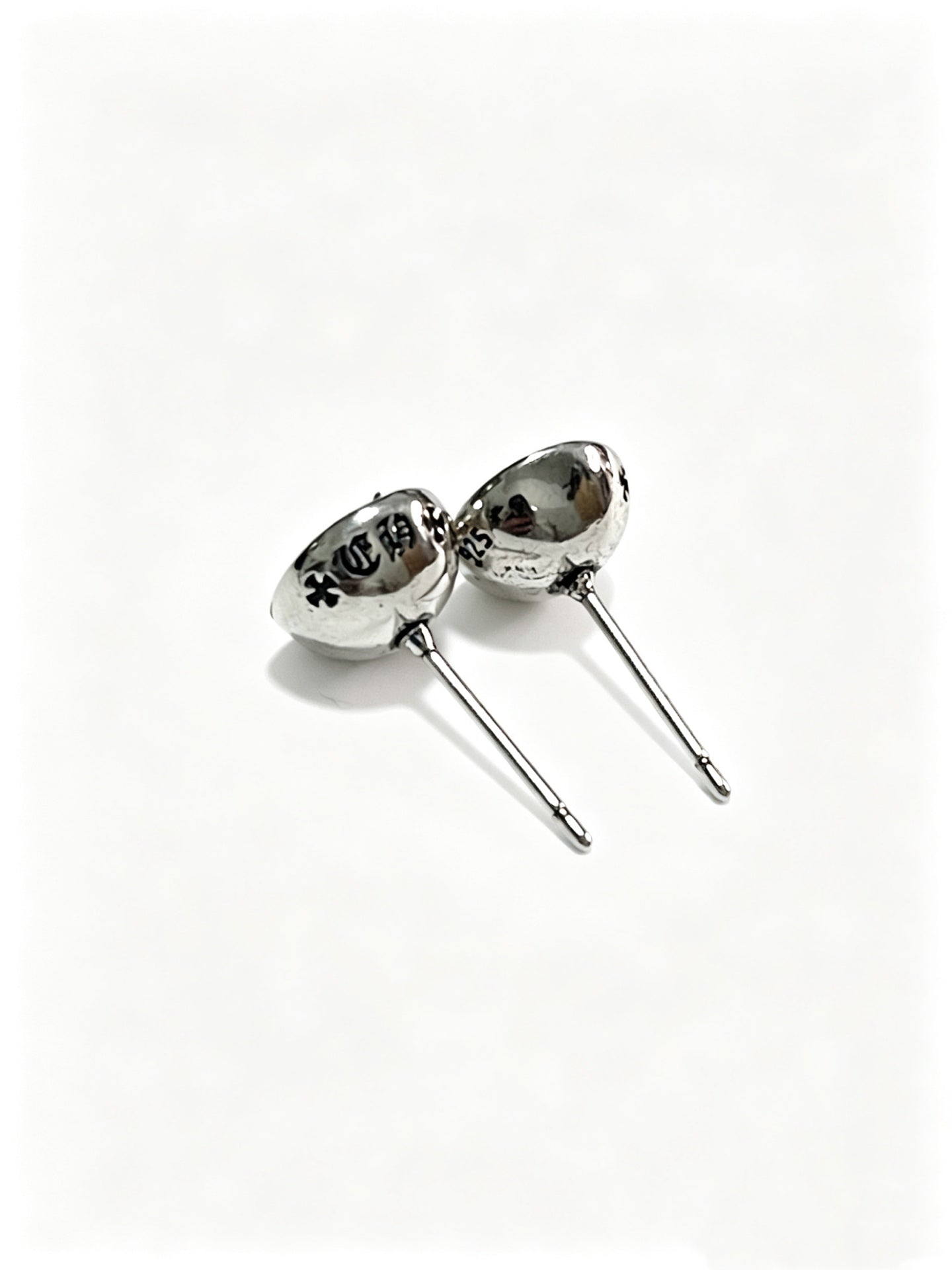 Cross Statement Earrings in Metal-Tone – Design 03 front product view