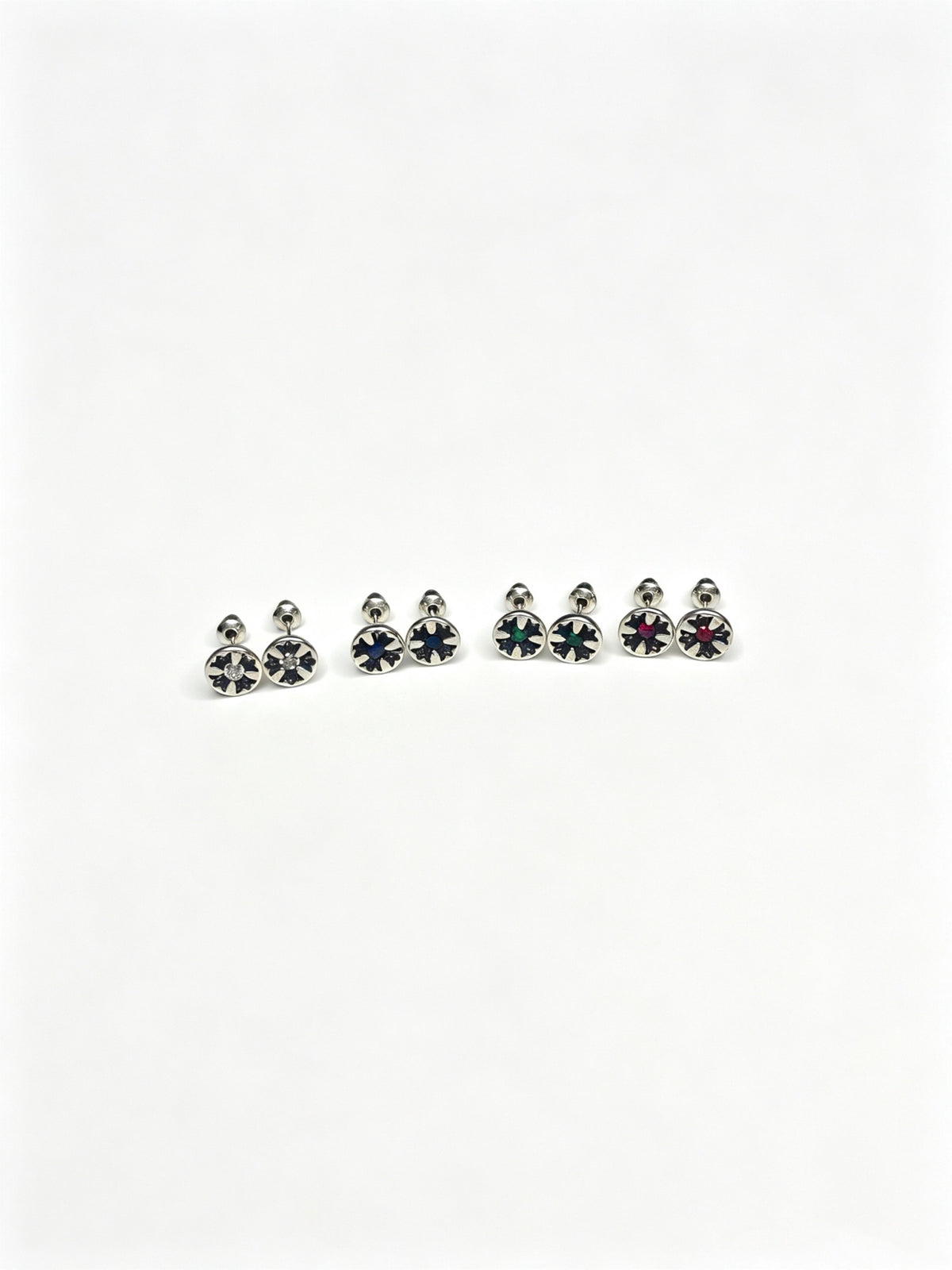 Cross Statement Earrings in Metal-Tone – Design 03 side detail