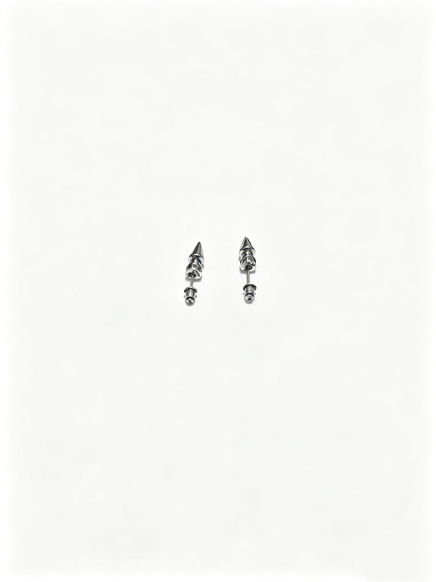 Cross Statement Earrings in Metal-Tone – Design 12 front product view