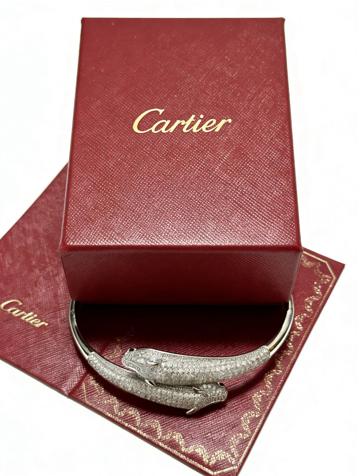Sculptural Statement Bracelet in Gold-Tone – Design 44 front view