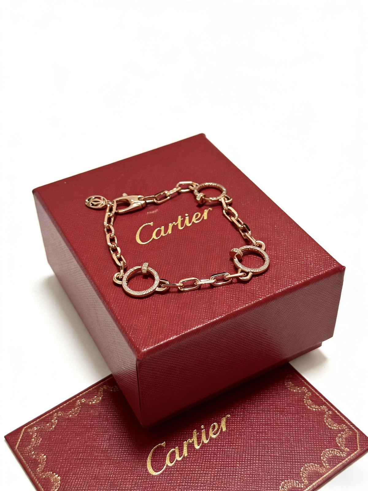 Sculptural Statement Bracelet in Gold-Tone – Design 42 detail view