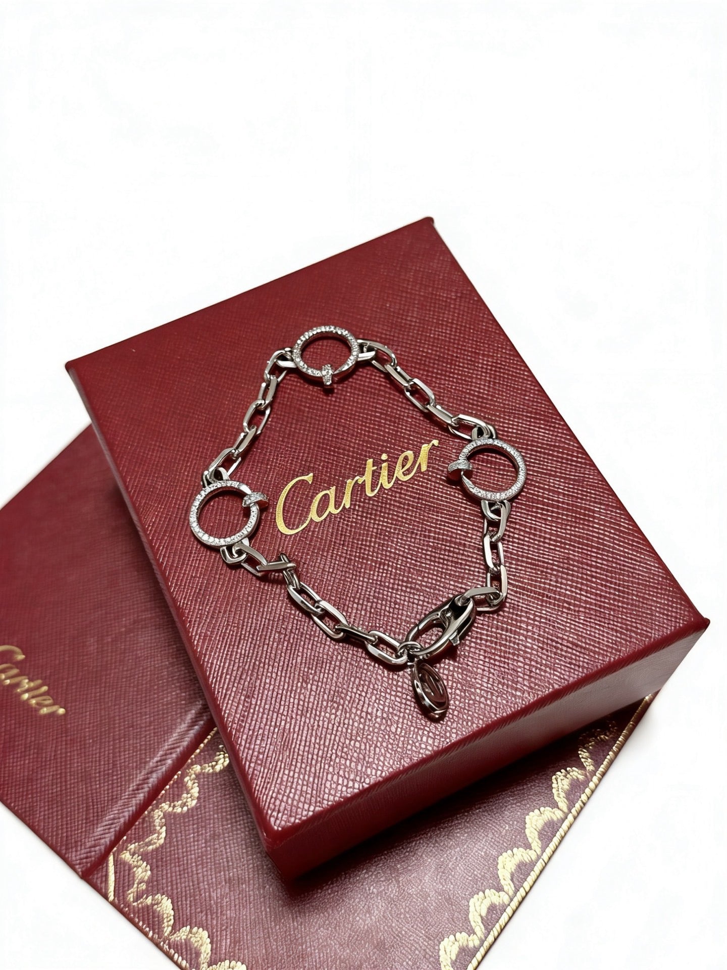 Sculptural Statement Bracelet in Gold-Tone – Design 41 main product view