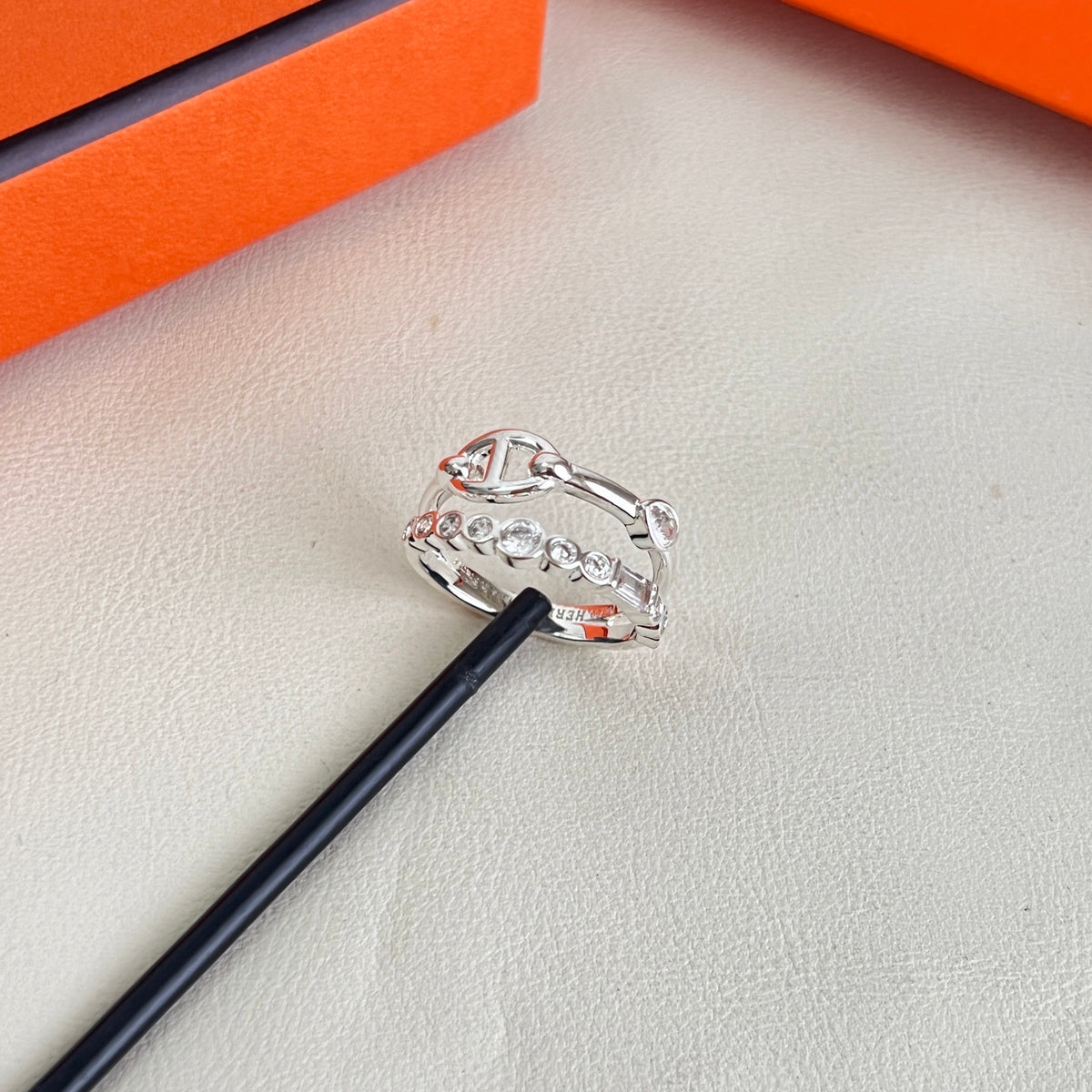 Martin Graham ring in polished metal-tone – main product view