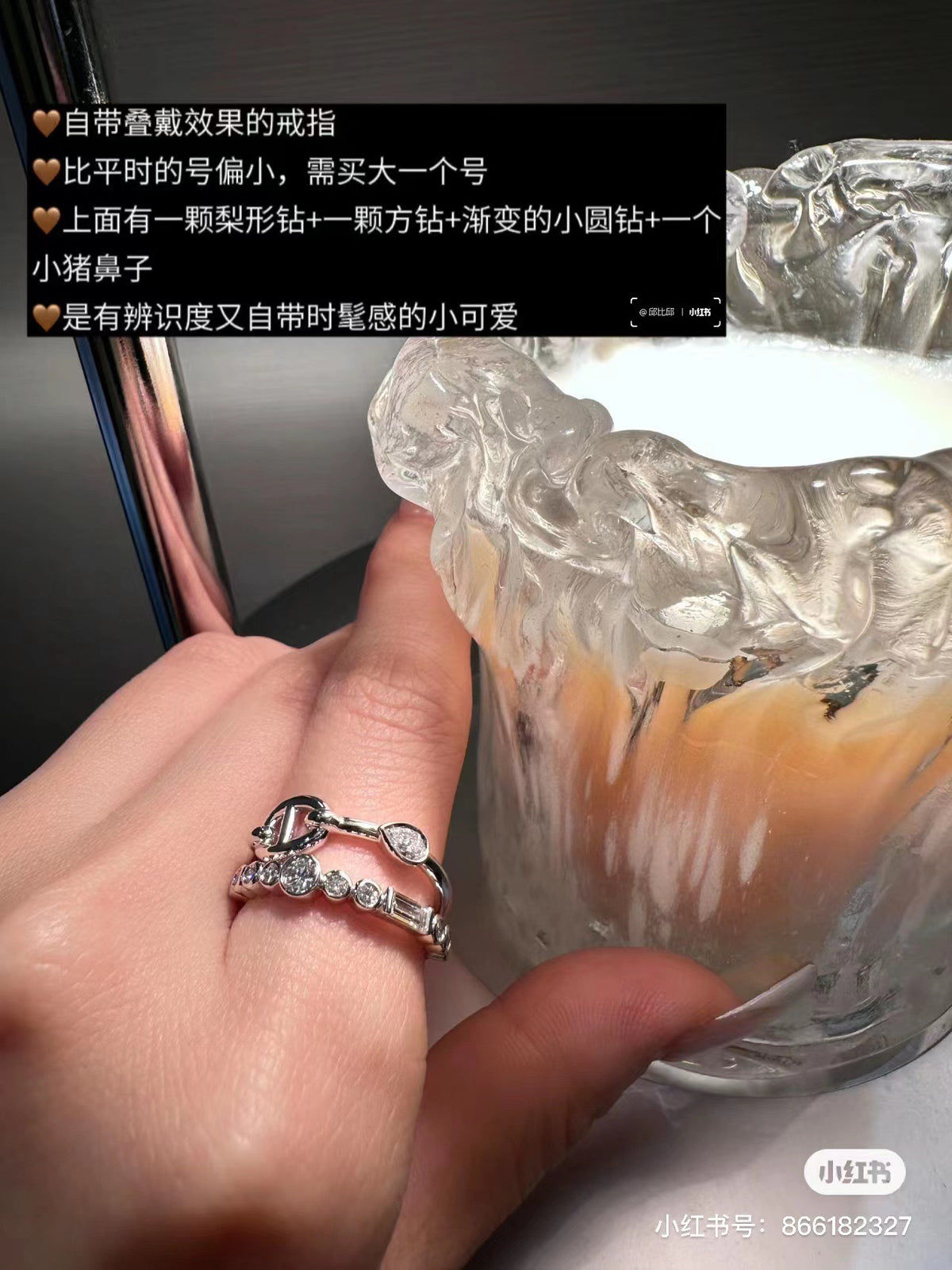Toggle Statement Ring in Polished Metal-Tone – Toggle Detail main product view