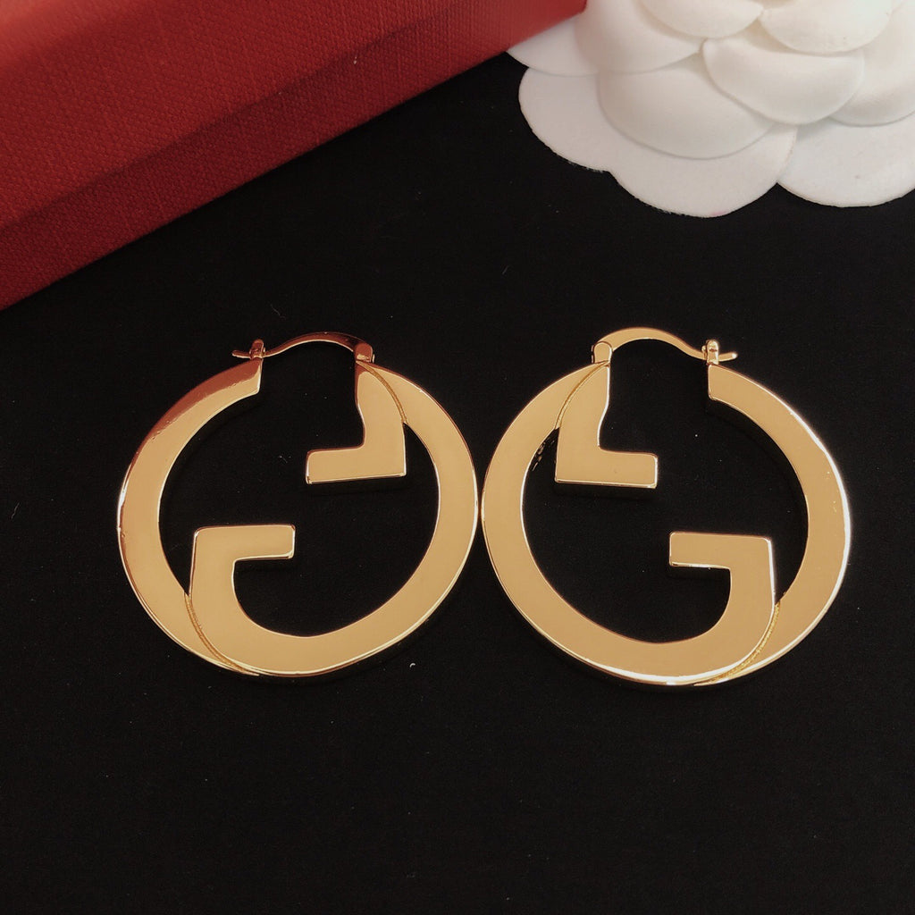 Geometric Emblem Jewelry Accessory in Gold-Tone – Design 002 main product view