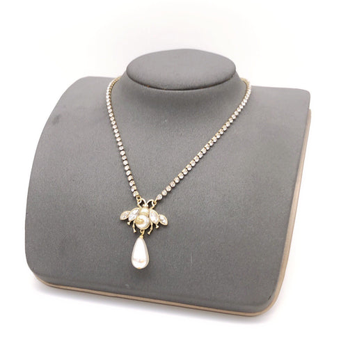 Bee Pendant Necklace in Gold-Tone – Bee Detail main product view