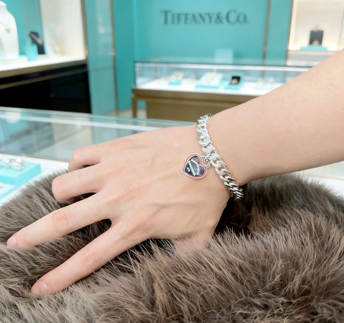 Signature Motif Bracelet in Silver-Tone – Vintage Detail – Design 23 styled product view