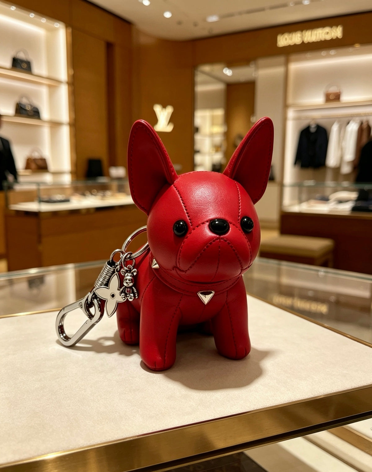 Bag Motif Keychain – Bag Detail – Design 026 front product view