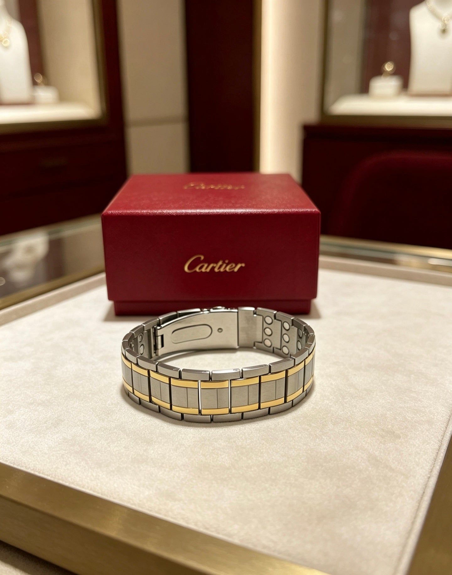 Sculptural Statement Bracelet in Gold-Tone – Design 34 main product view