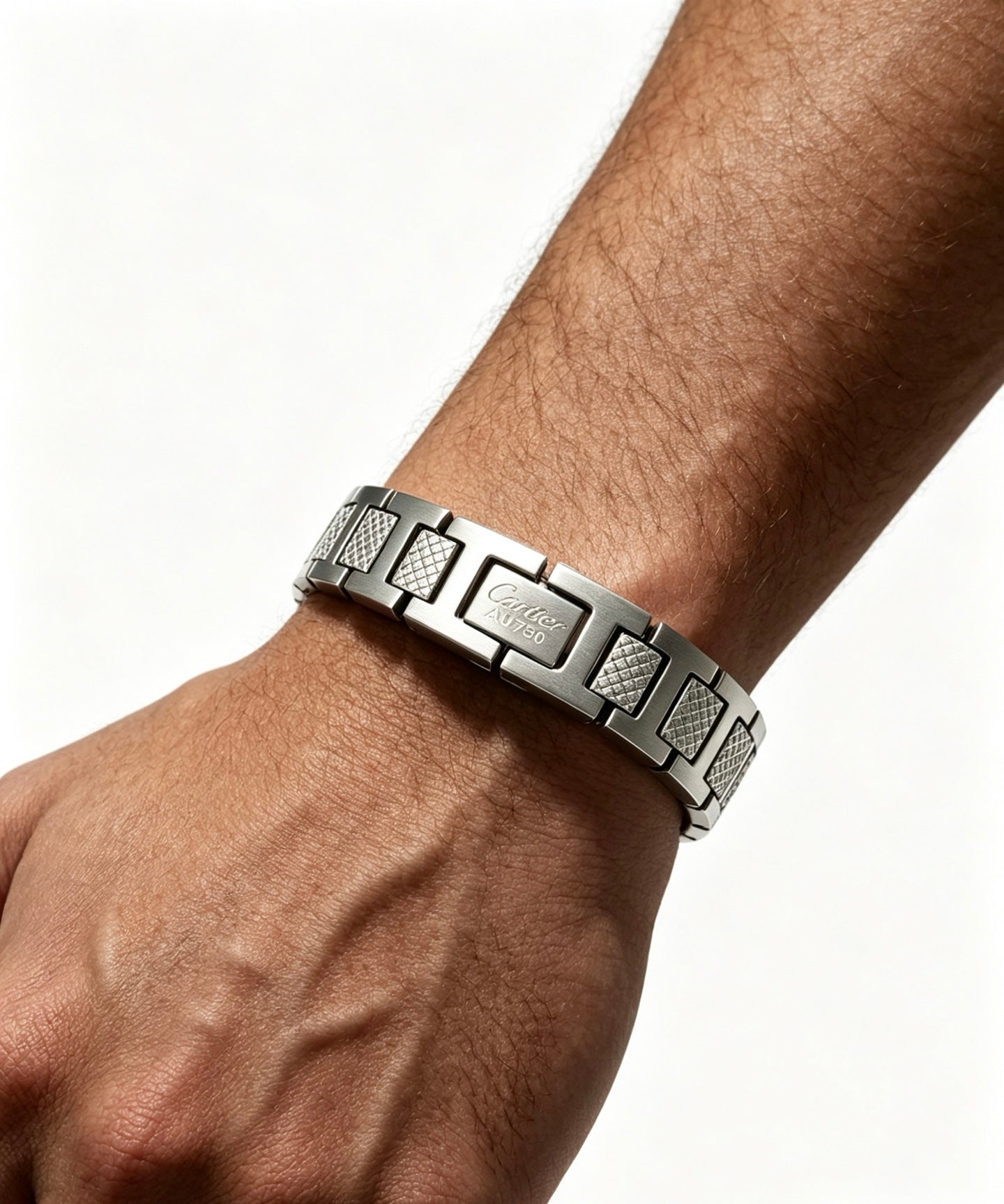 Sculptural Statement Bracelet in Gold-Tone – Design 32 main product view