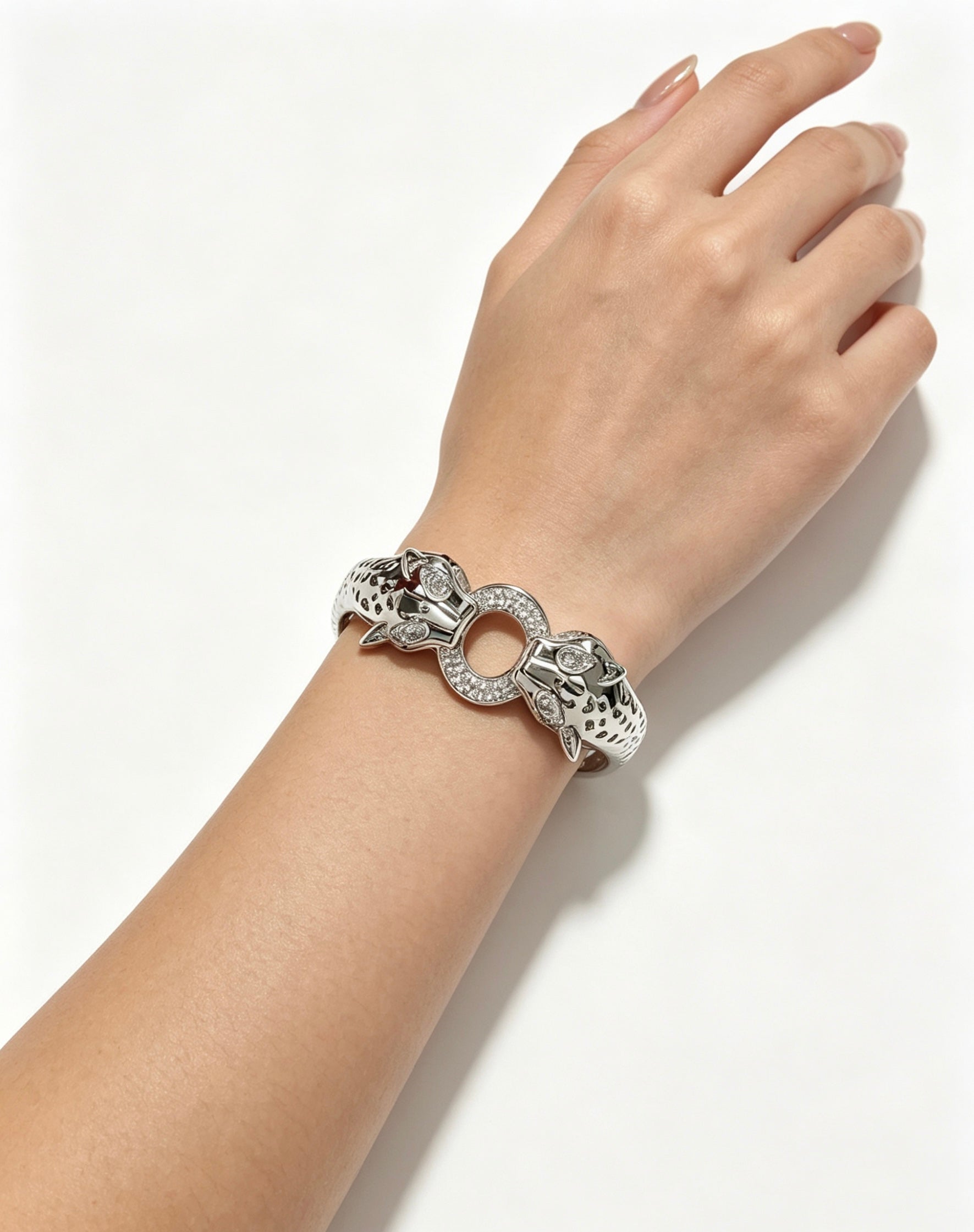 Sculptural Statement Bracelet in Gold-Tone – Design 27 main product view