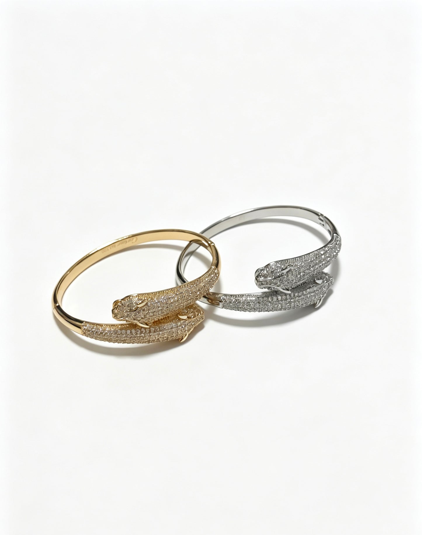 Sculptural Statement Bracelet in Gold-Tone – Design 24 side detail