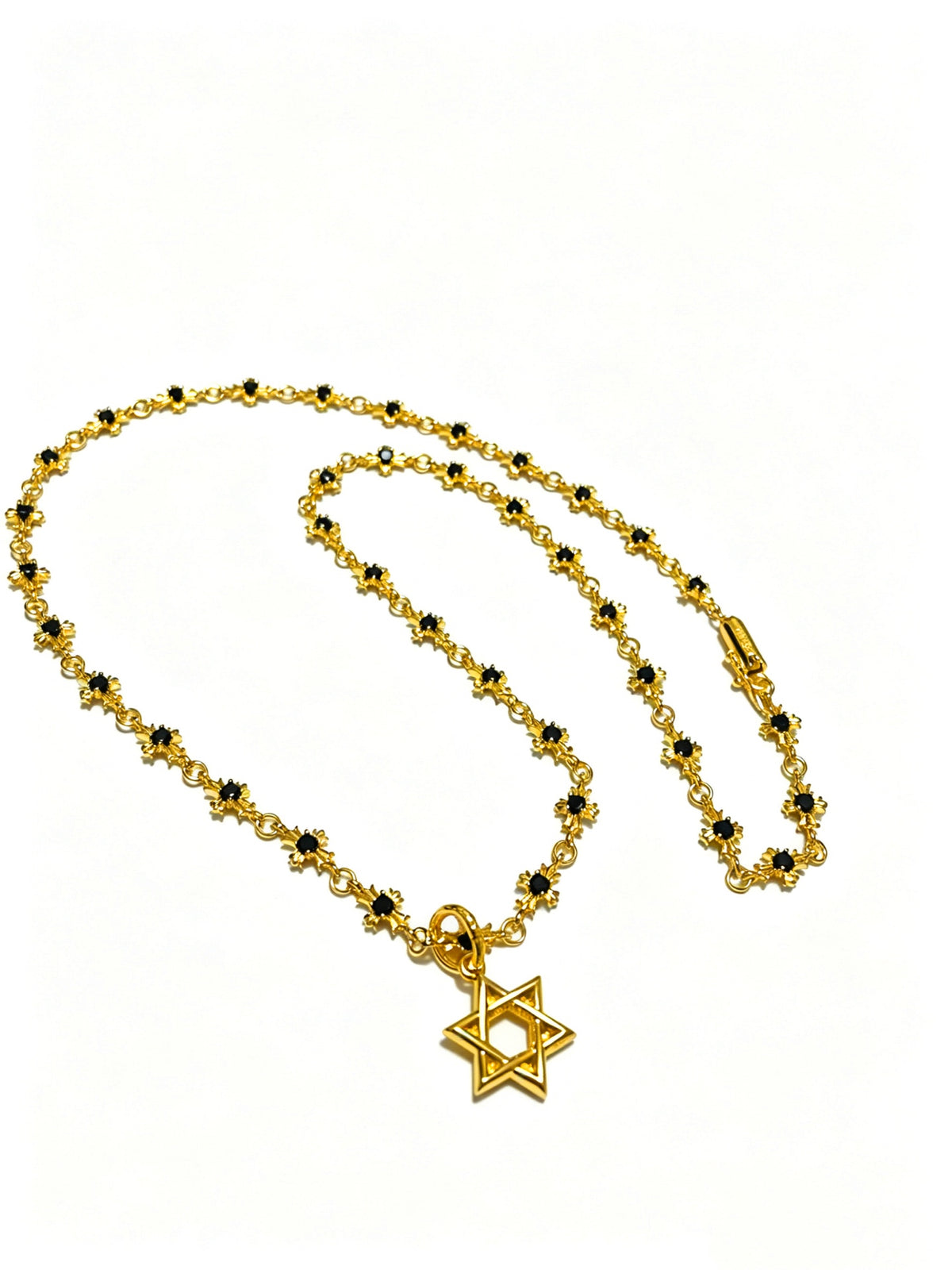 Signature Emblem Pendant Necklace in Polished Metal-Tone – Design 029 main product view
