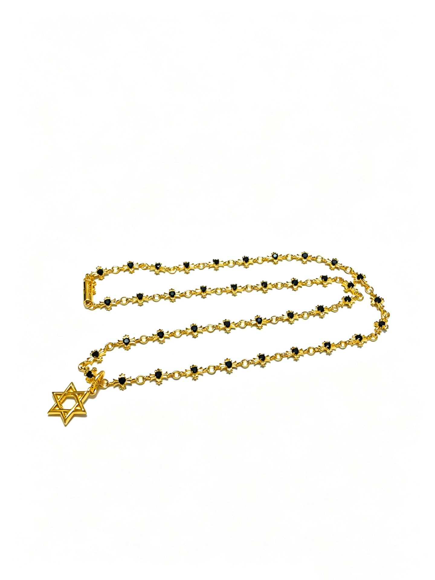 Cross Pendant Necklace in Antique Silver-Tone – Design 09 detail view