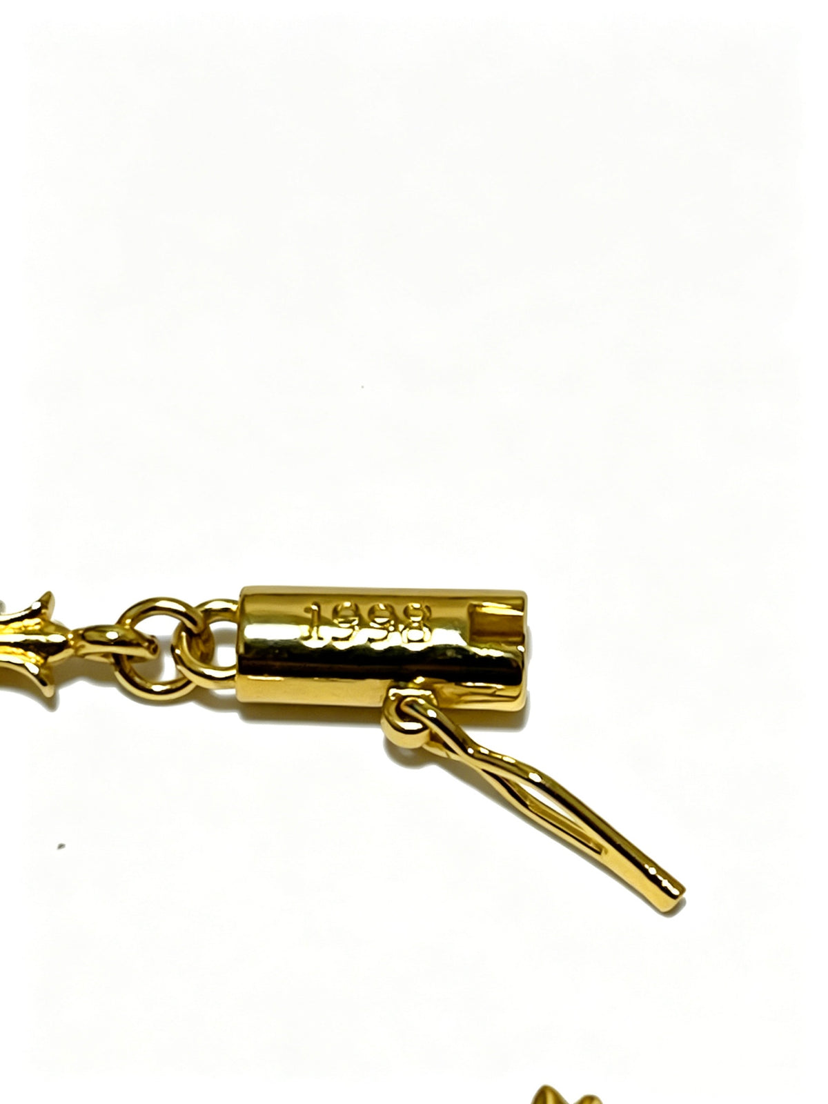 Cross Cuban-Link Bracelet in Antique Silver-Tone – Cuban Link – Design 10 styled product view